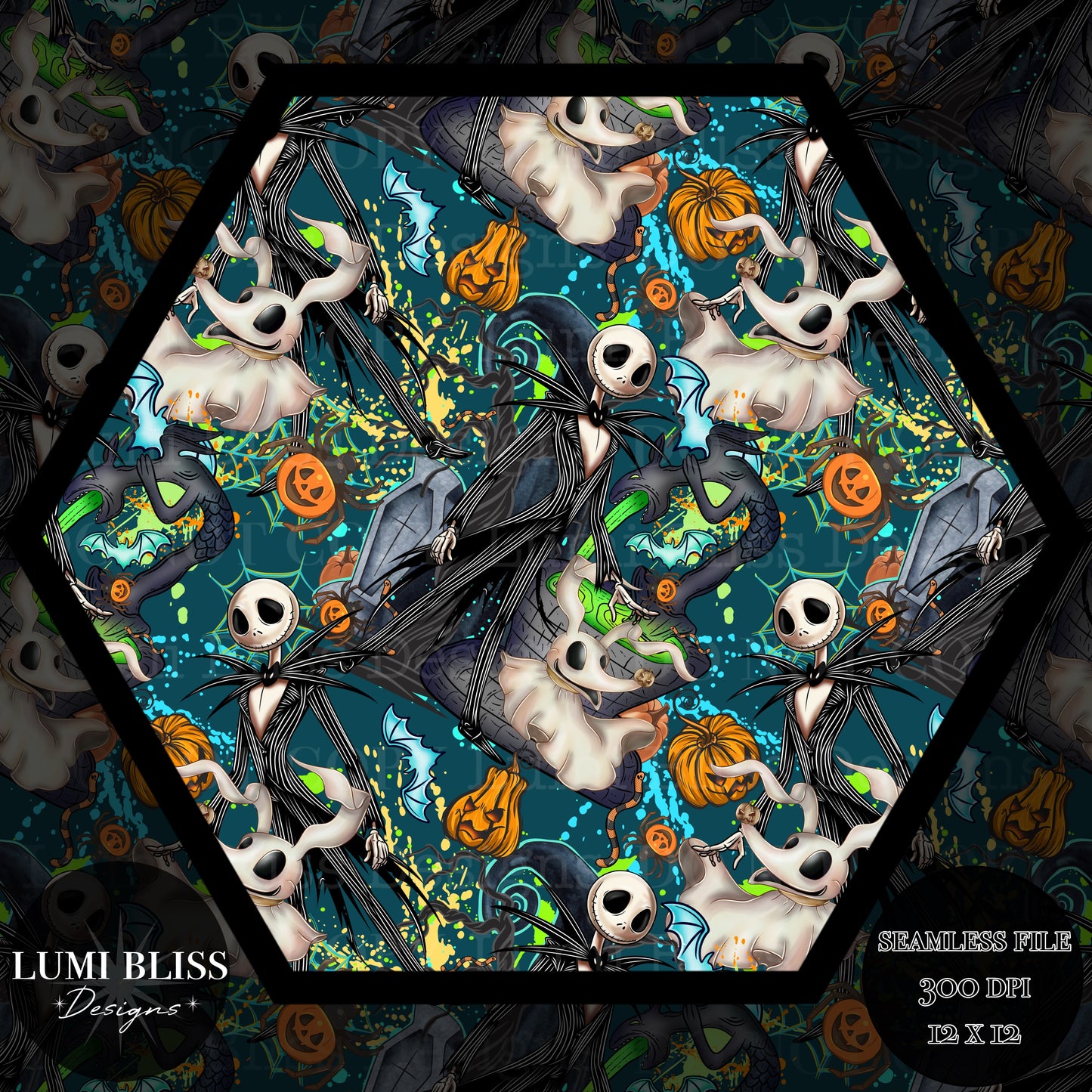 Pumpkin King Seamless