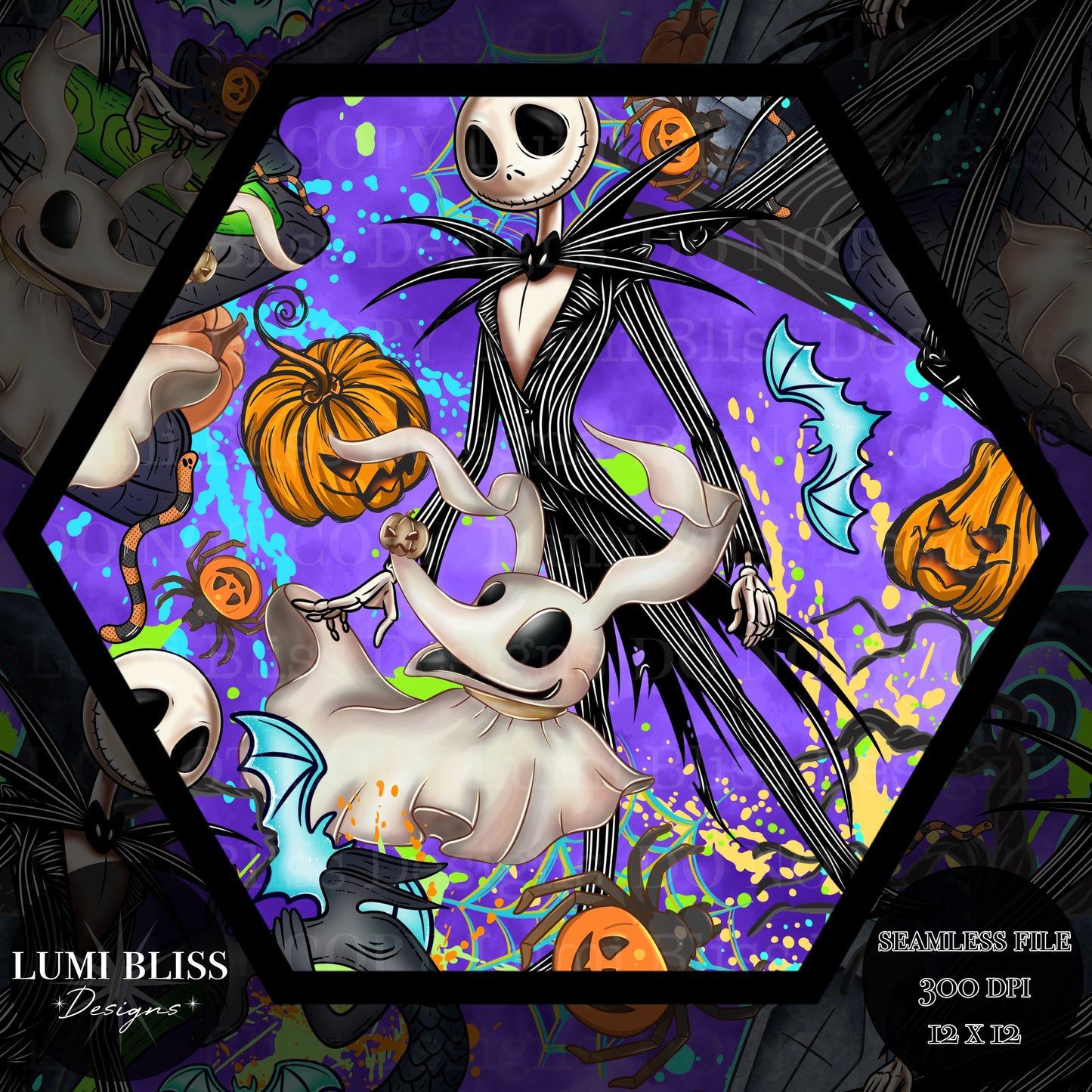 Pumpkin King Seamless