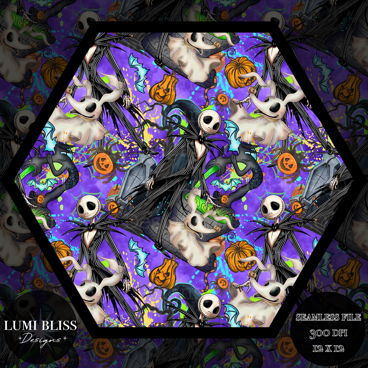 Pumpkin King Seamless