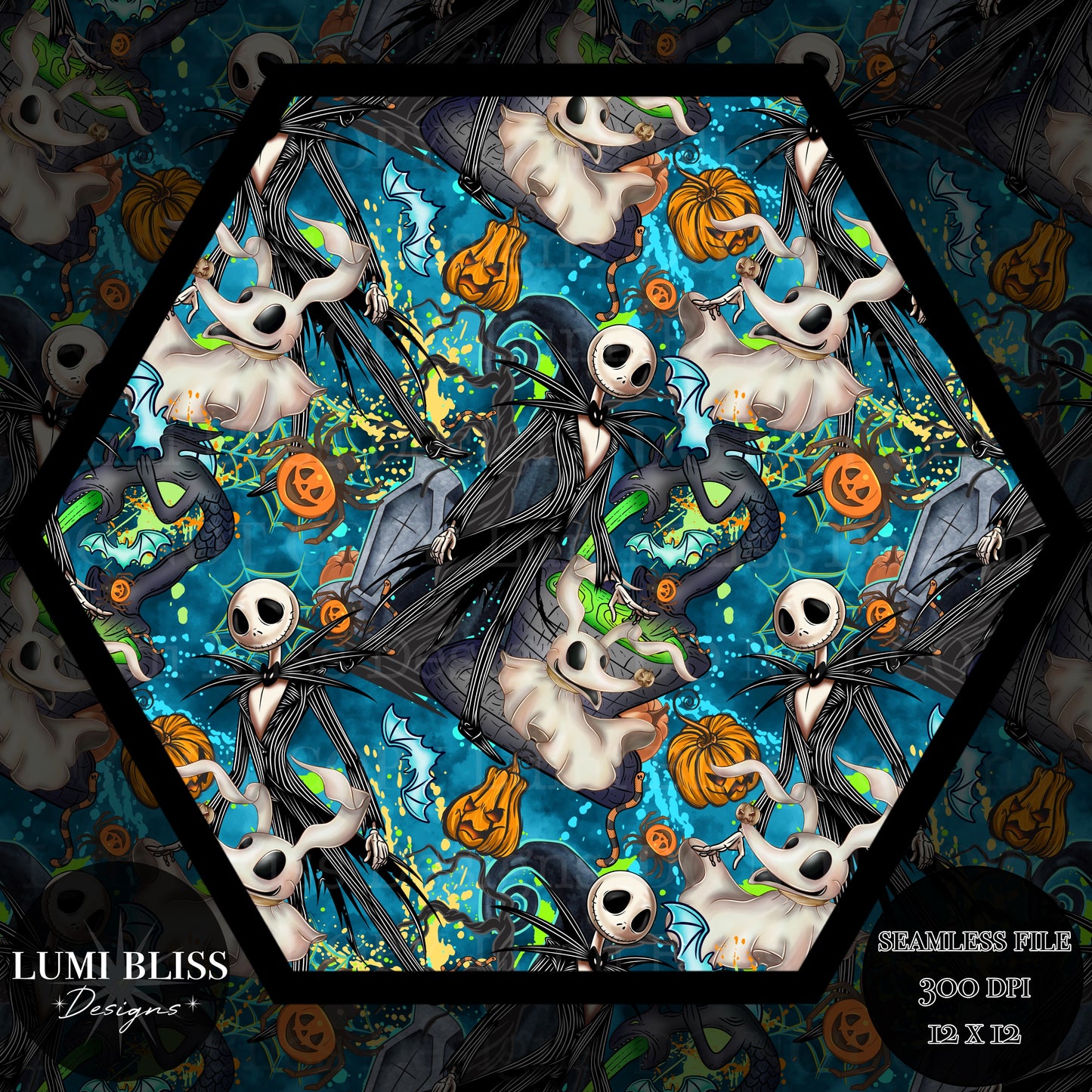 Pumpkin King Seamless