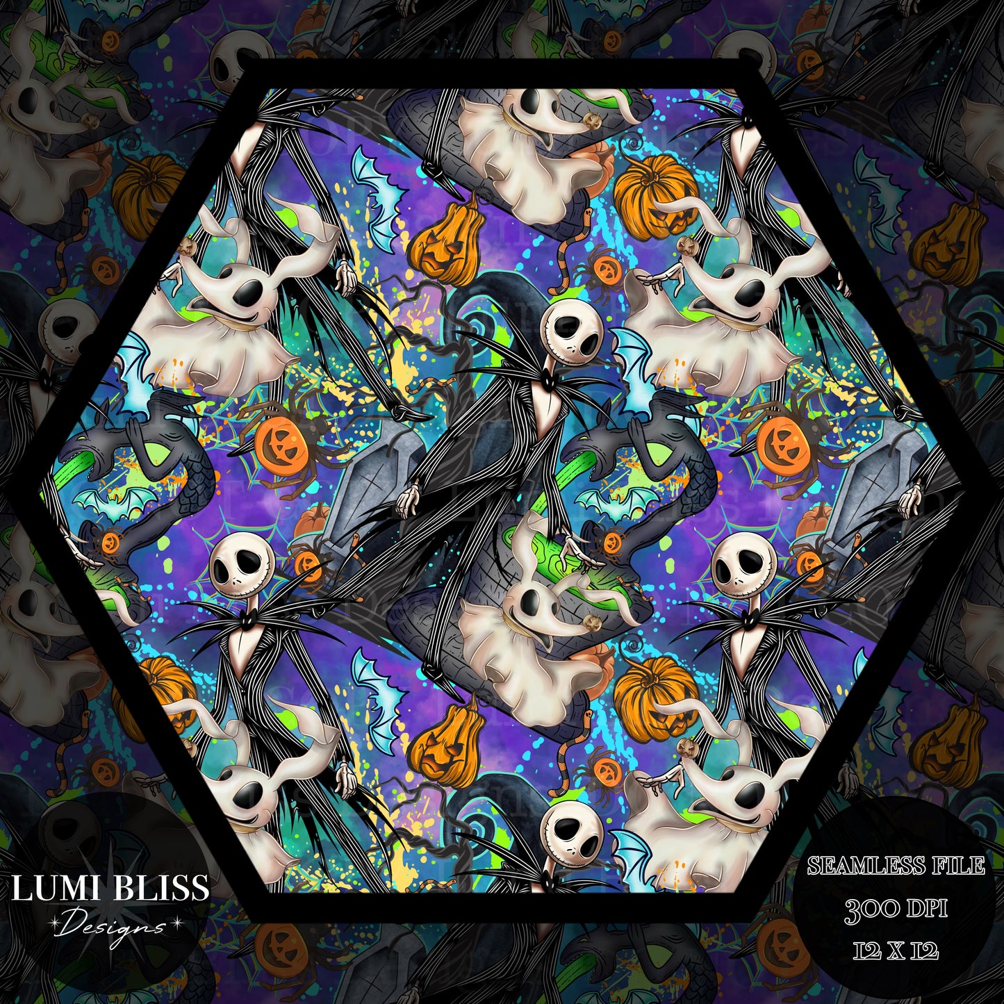 Pumpkin King Seamless