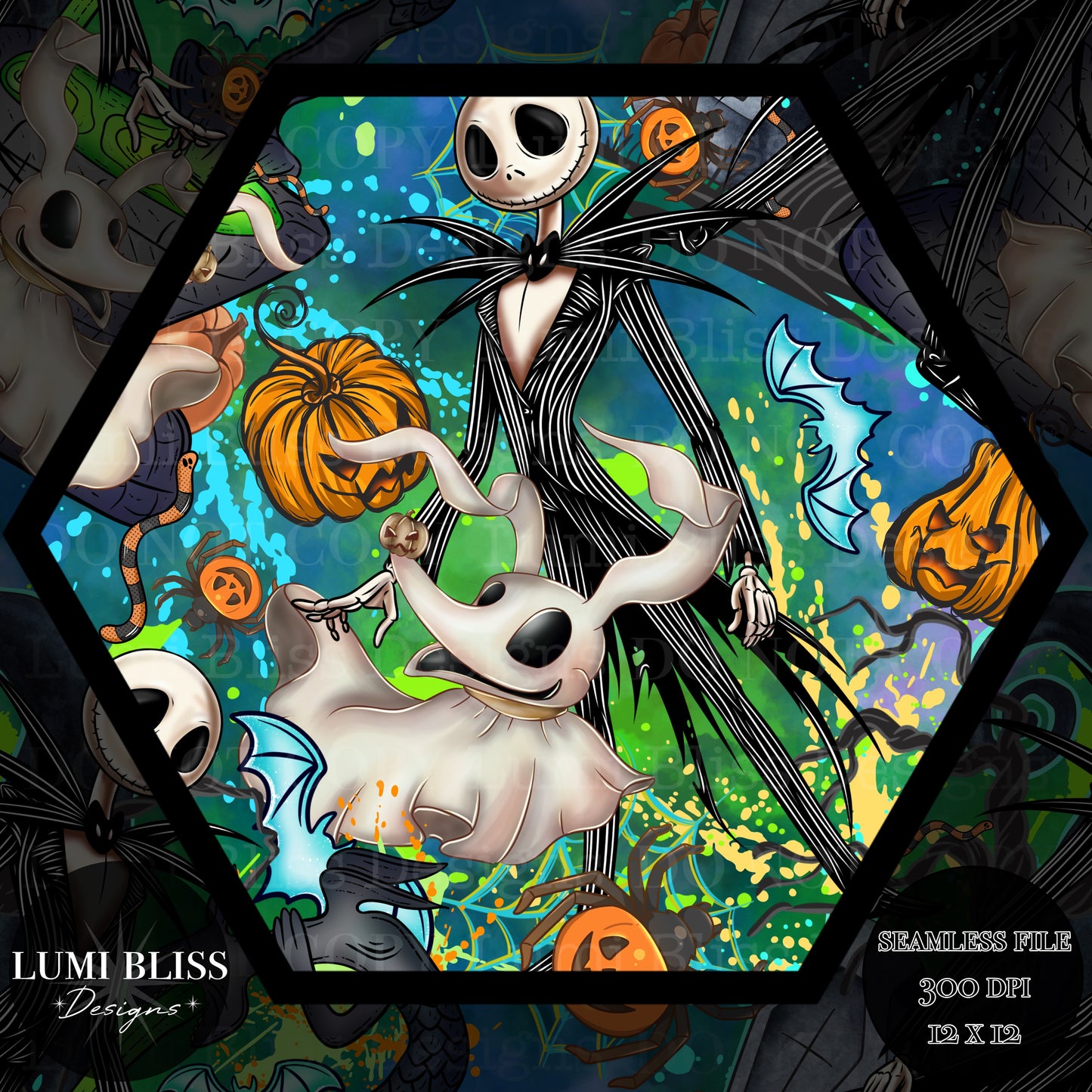 Pumpkin King Seamless