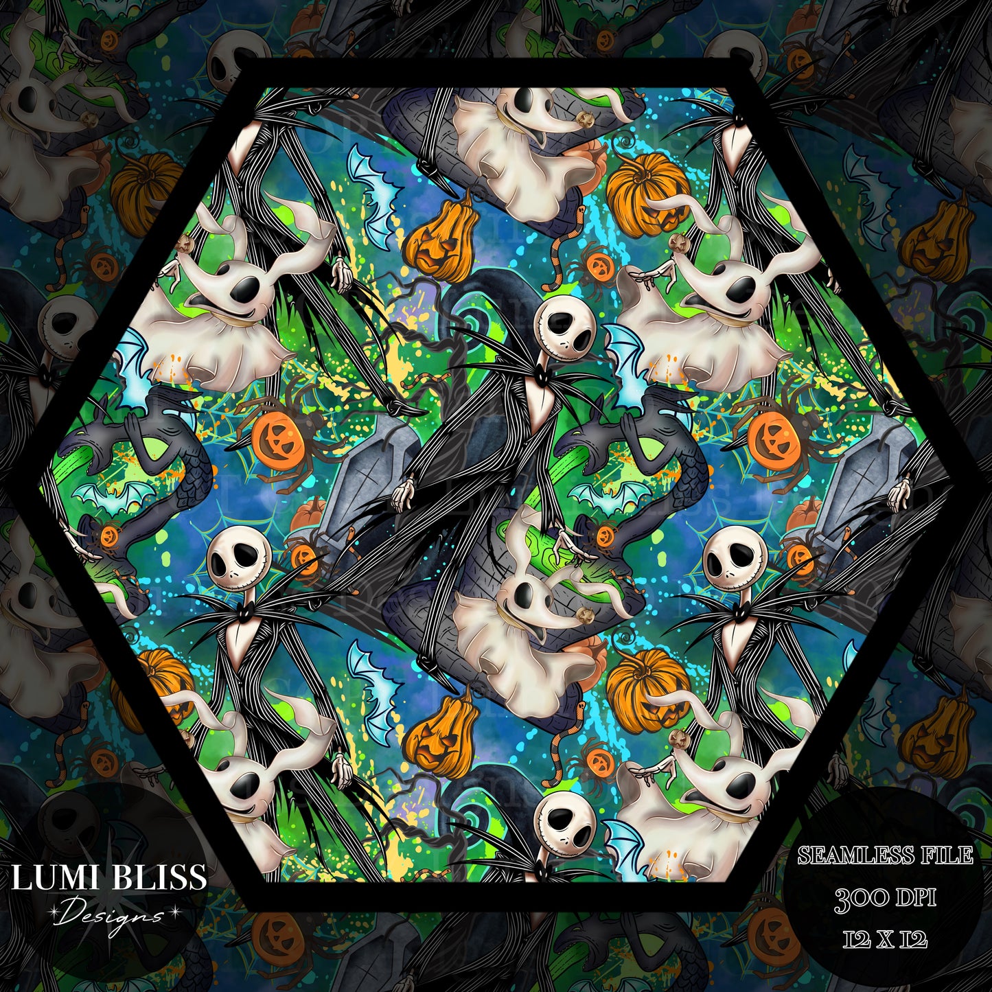 Pumpkin King Seamless
