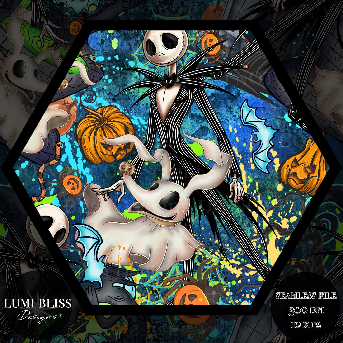 Pumpkin King Seamless