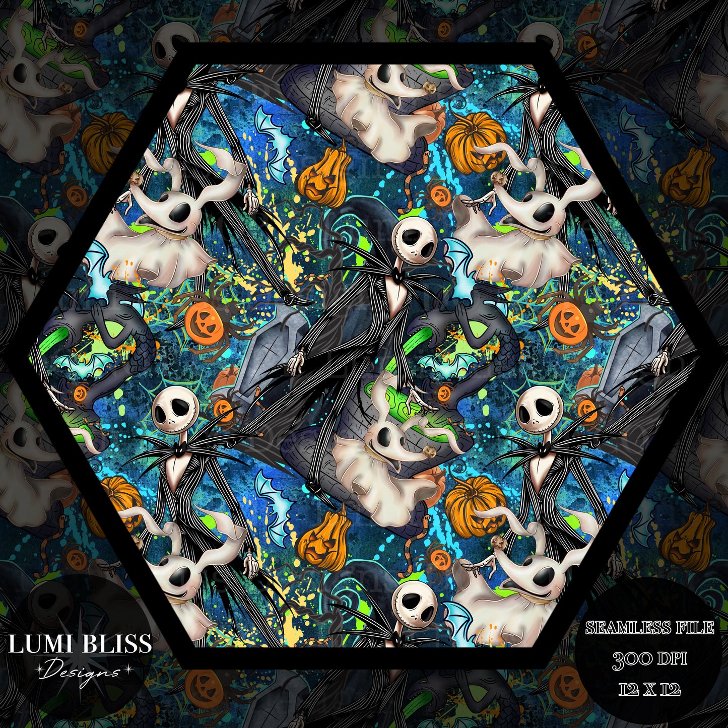 Pumpkin King Seamless