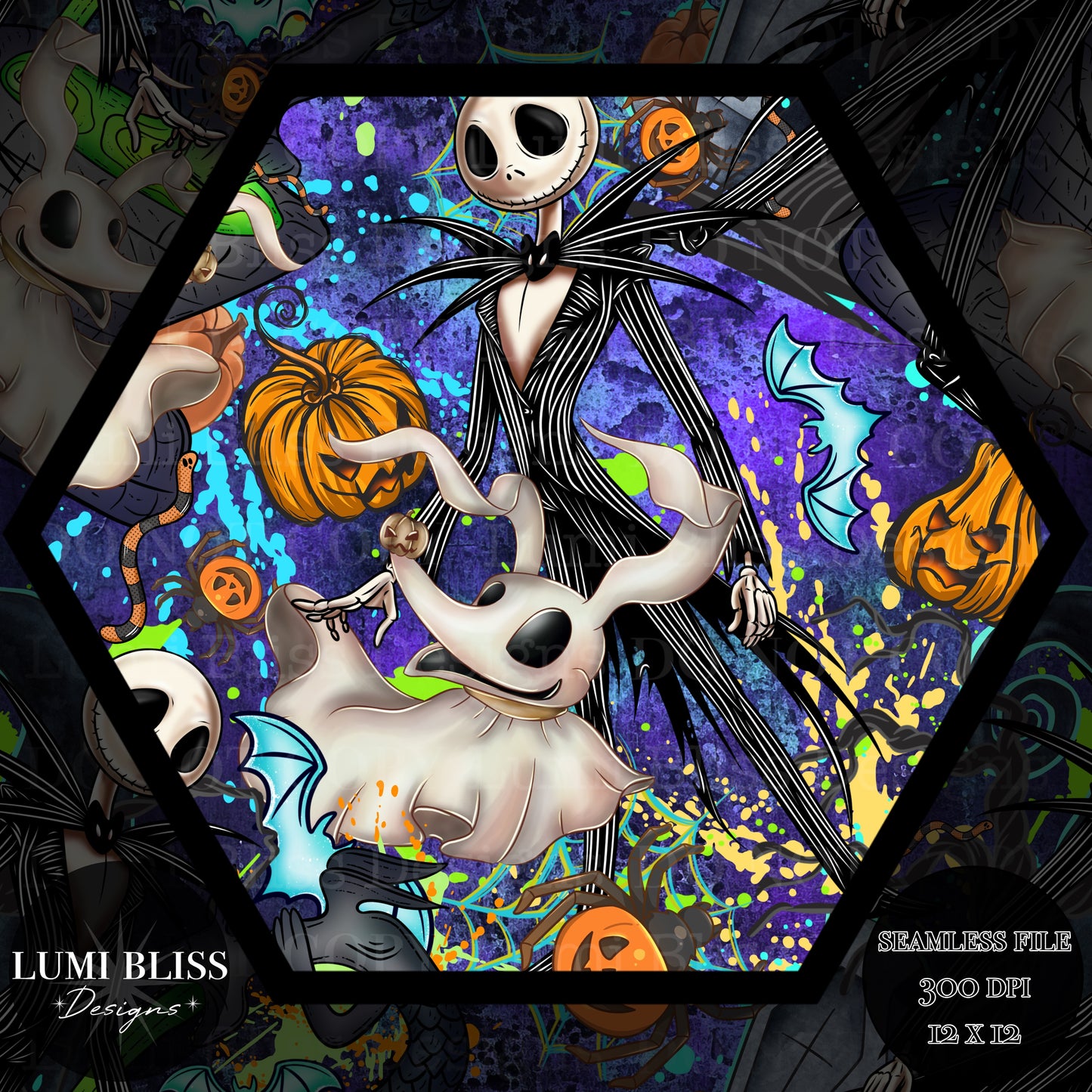 Pumpkin King Seamless