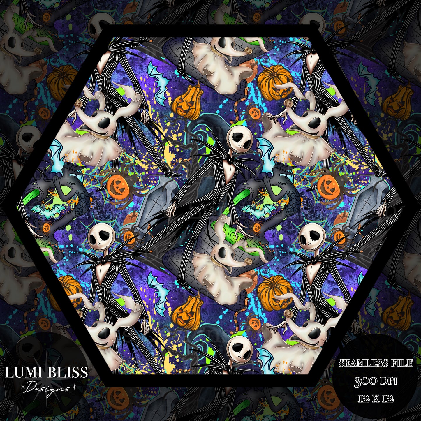 Pumpkin King Seamless