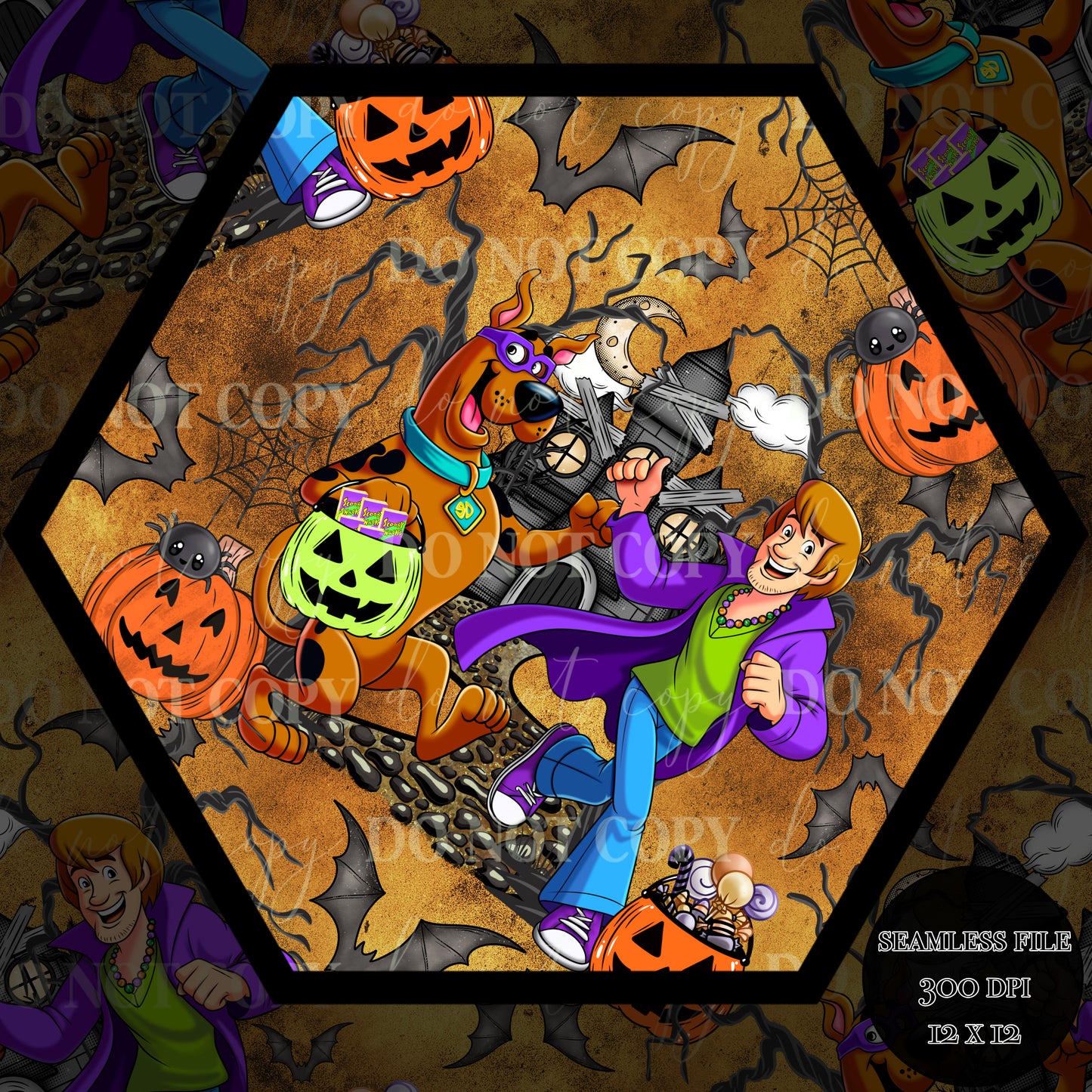 Happy Halloween S&S Seamless