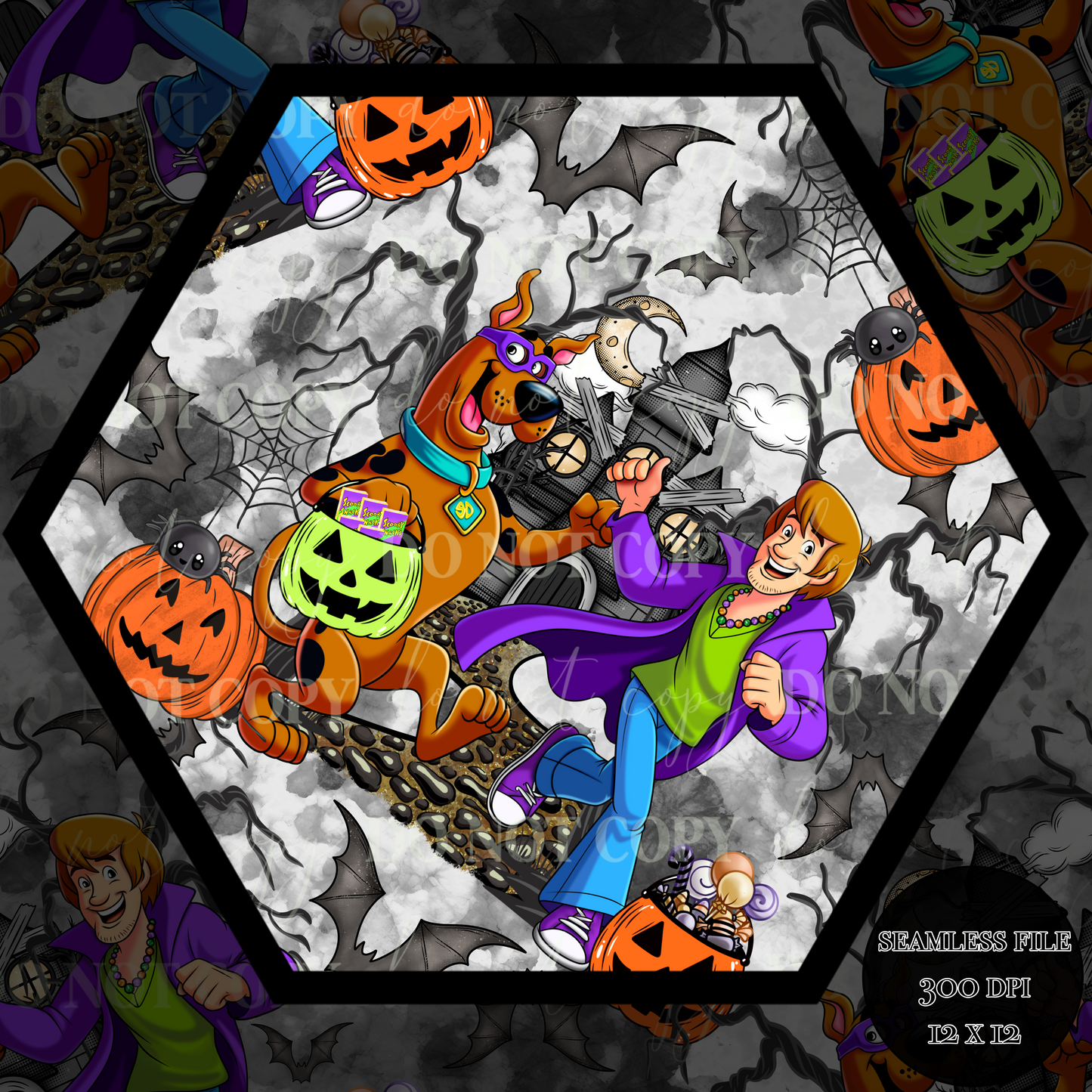 Happy Halloween S&S Seamless
