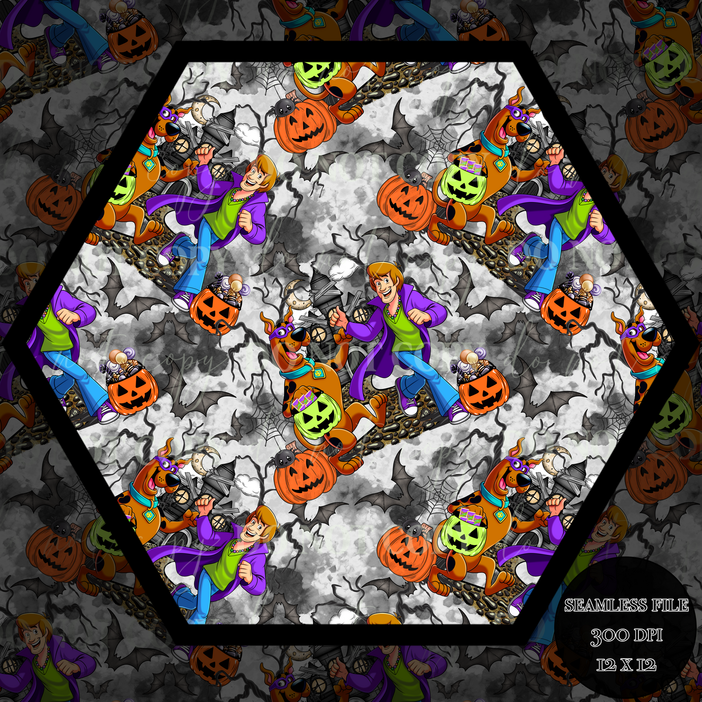 Happy Halloween S&S Seamless