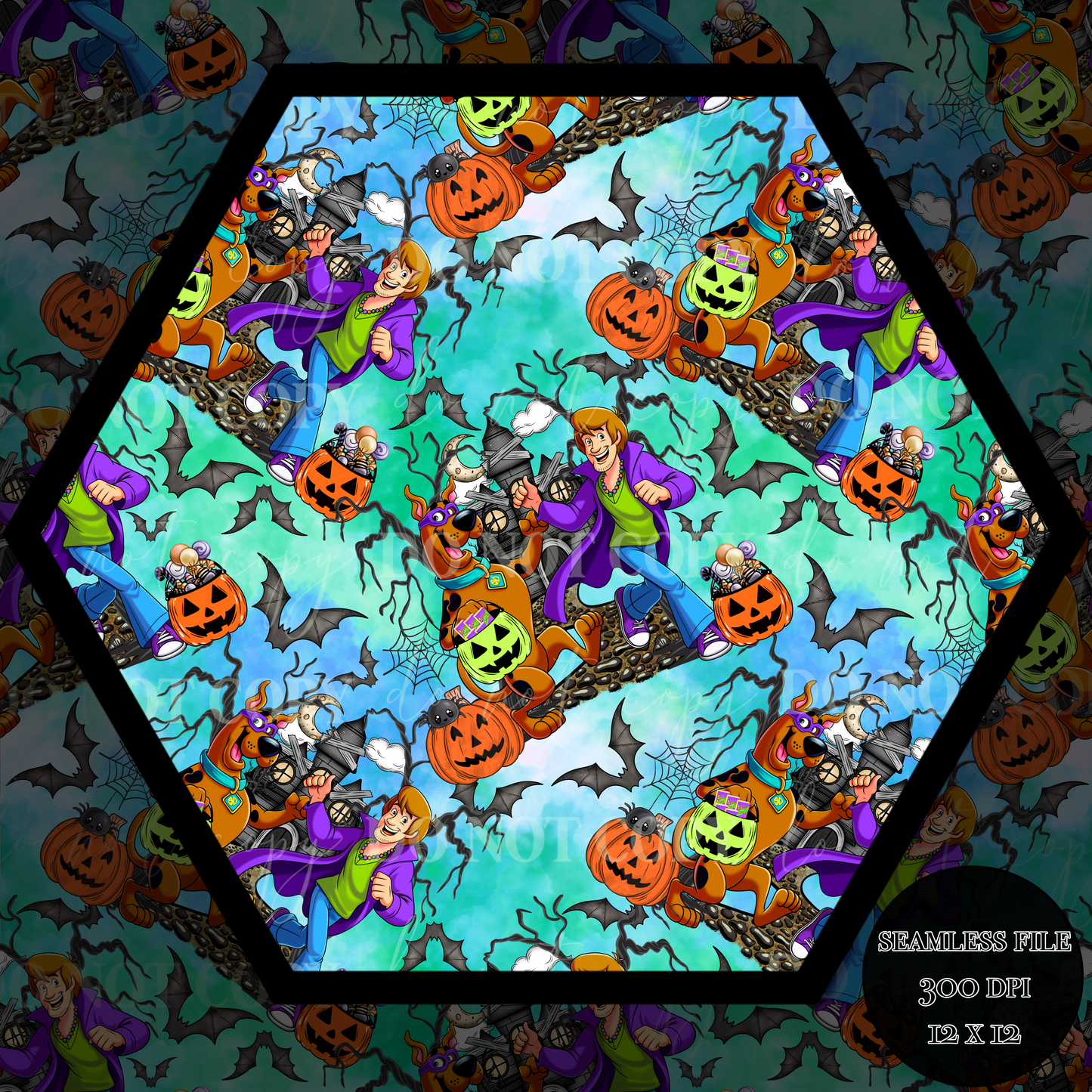 Happy Halloween S&S Seamless
