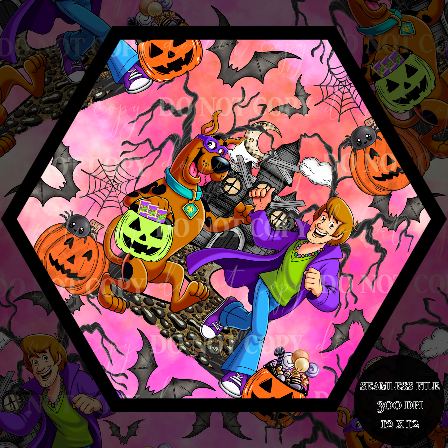 Happy Halloween S&S Seamless
