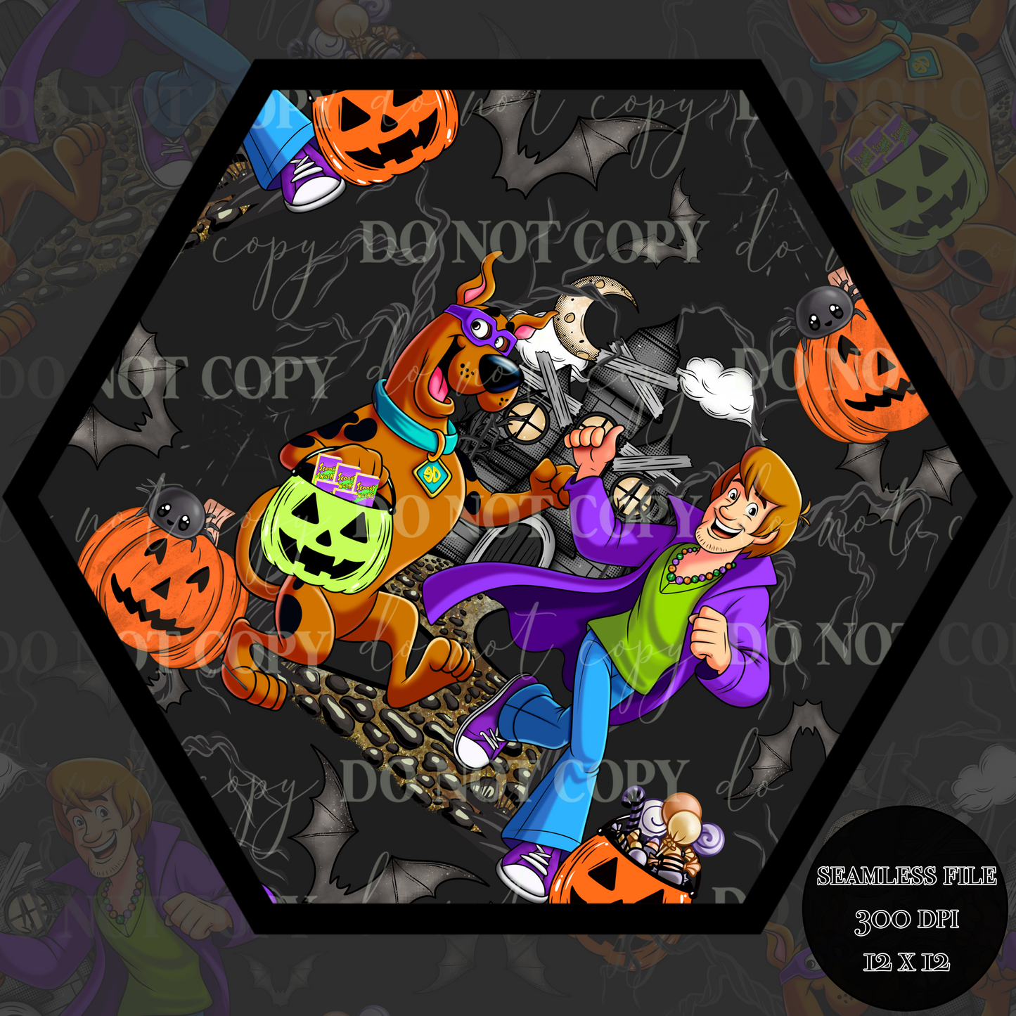 Happy Halloween S&S Seamless