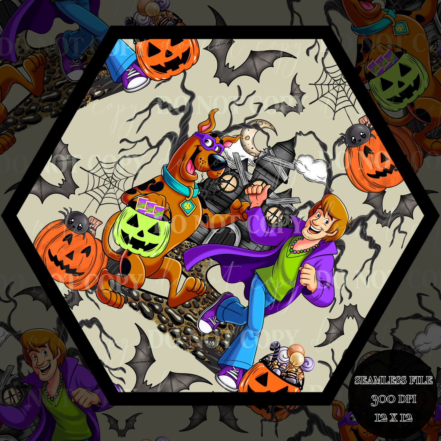 Happy Halloween S&S Seamless