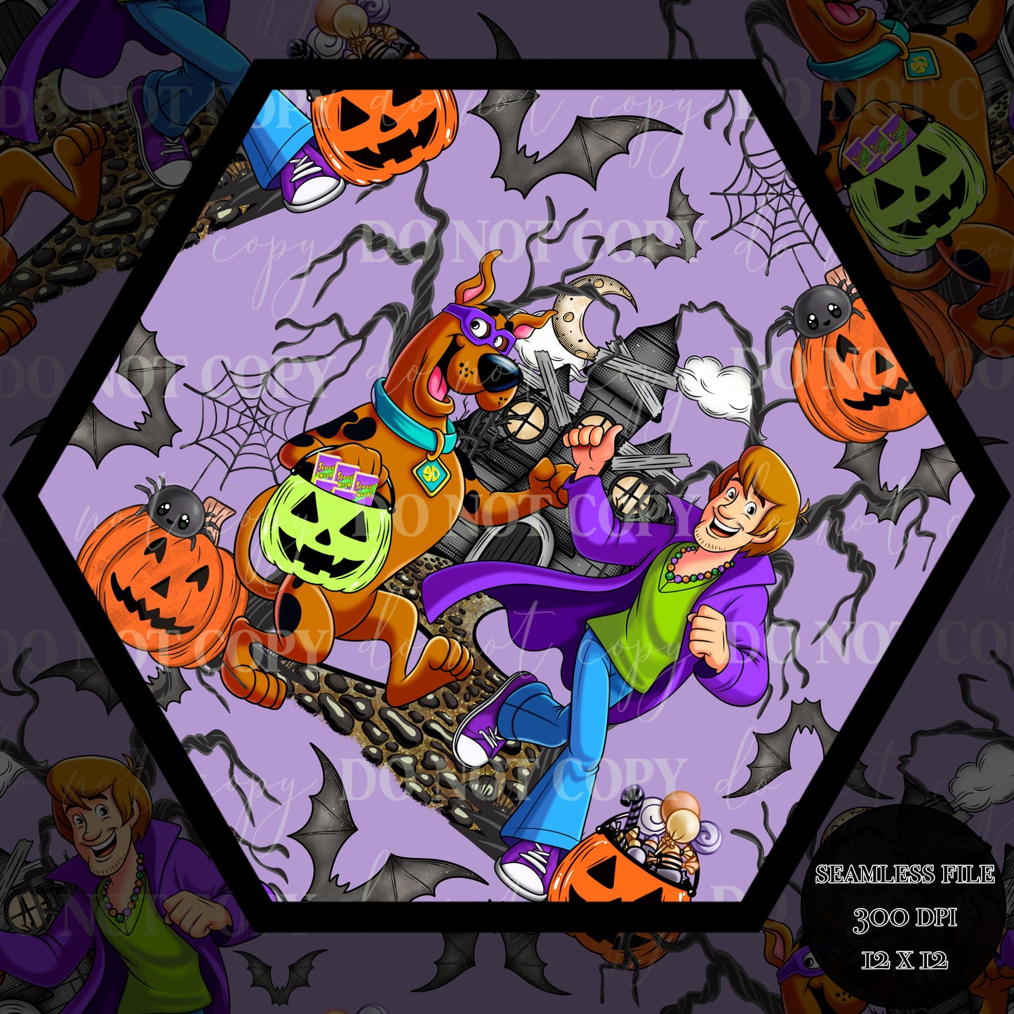 Happy Halloween S&S Seamless