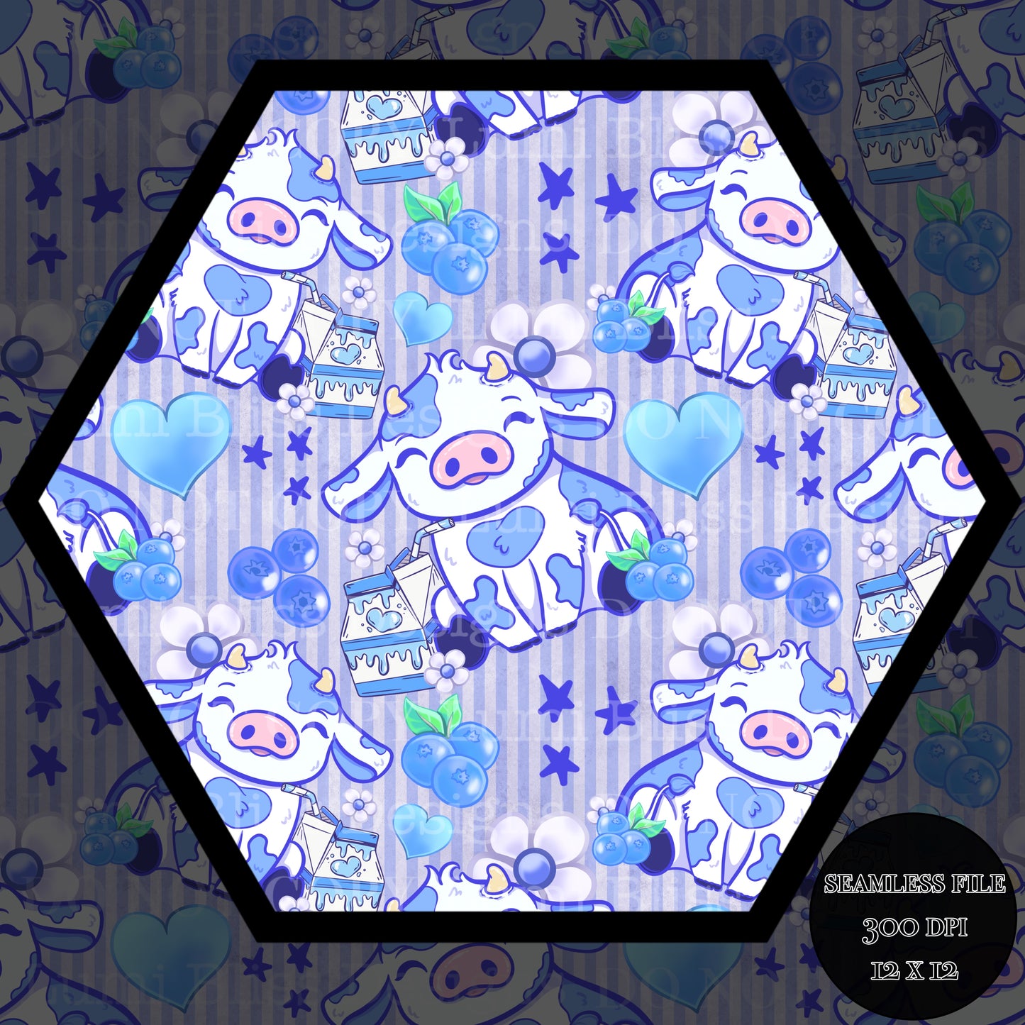 Blueberry Milk Seamless