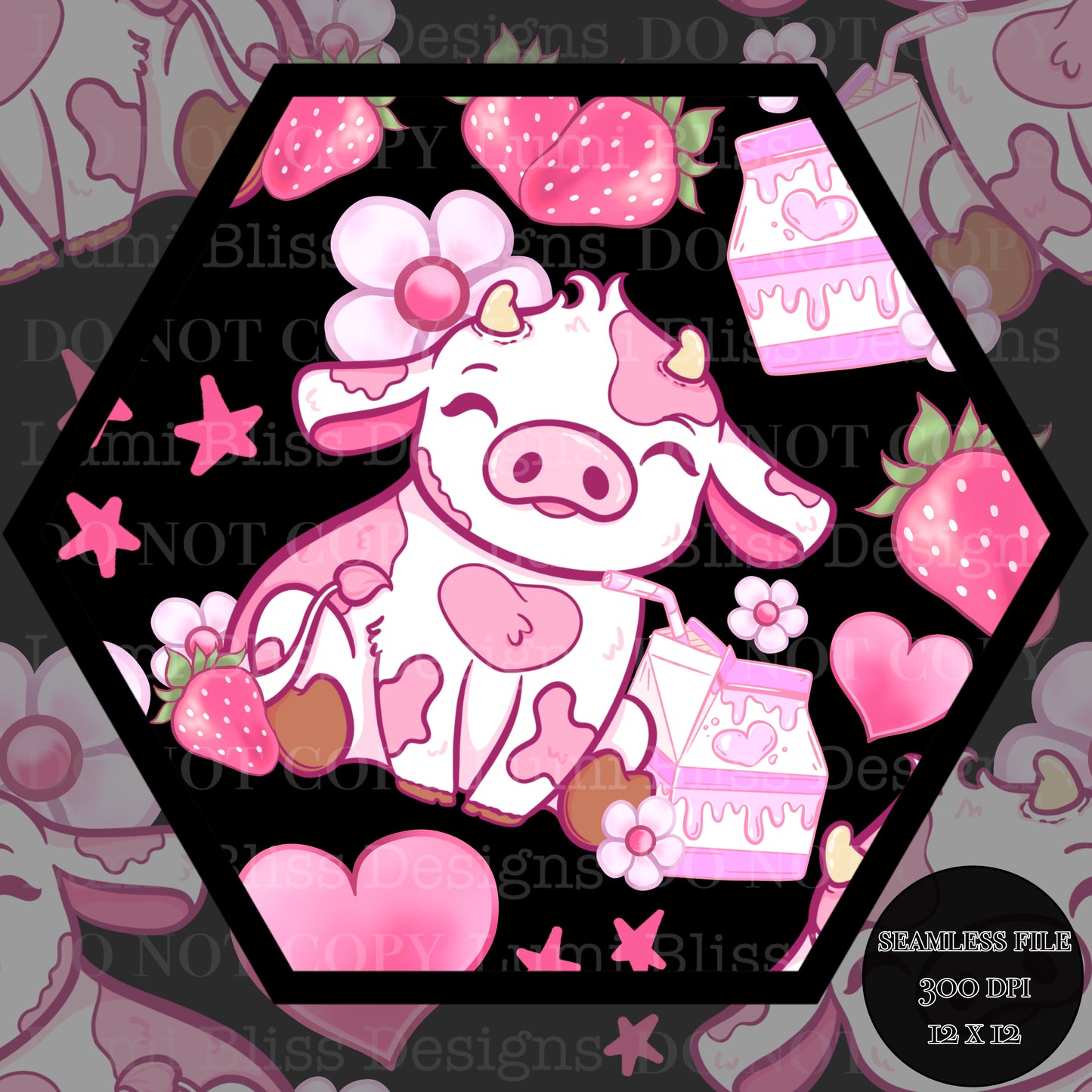 Strawberry Milk Seamless