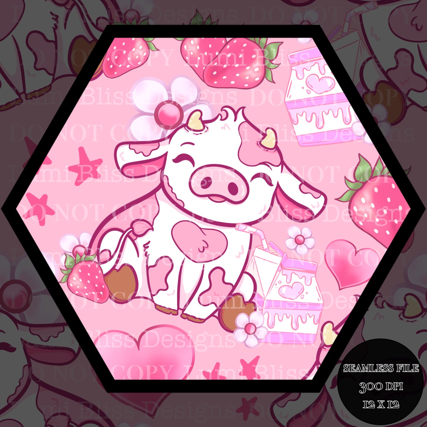 Strawberry Milk Seamless