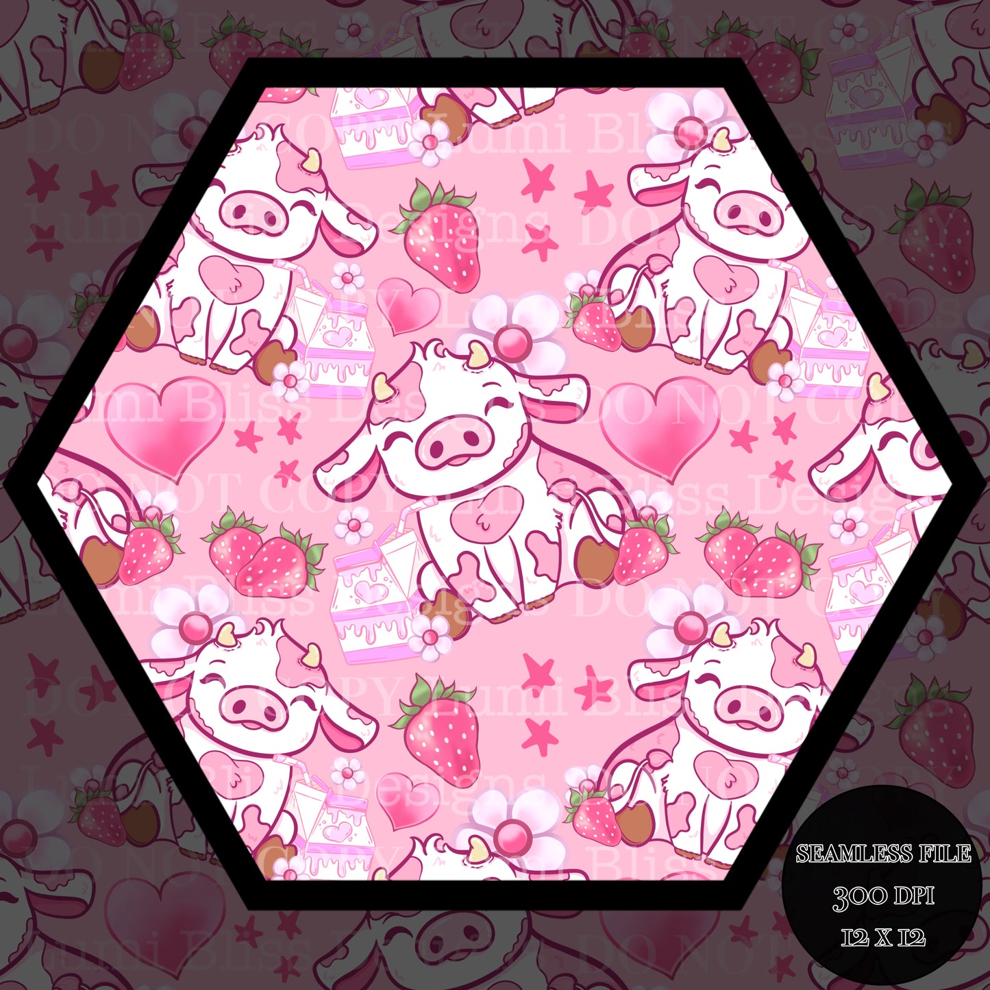 Strawberry Milk Seamless