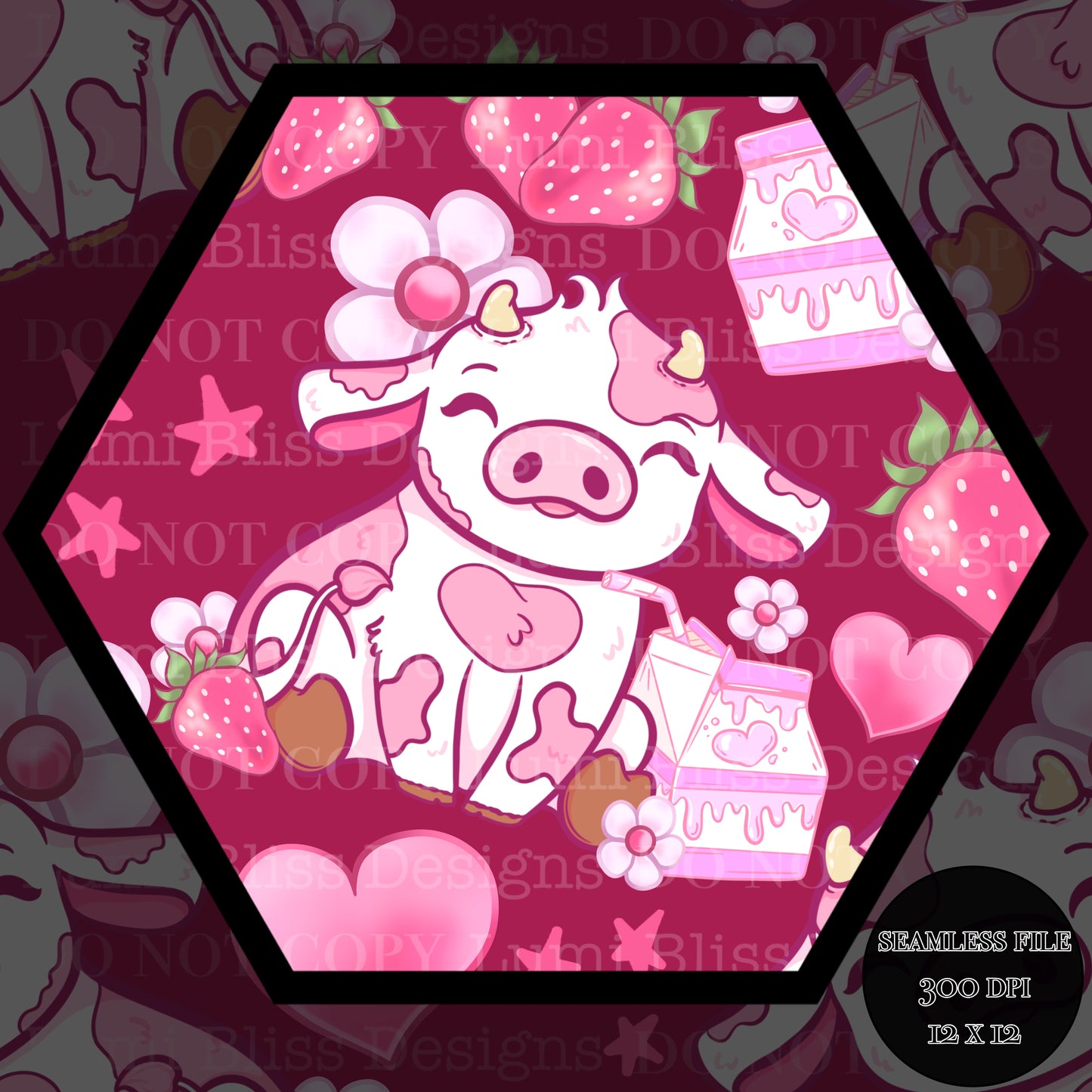 Strawberry Milk Seamless