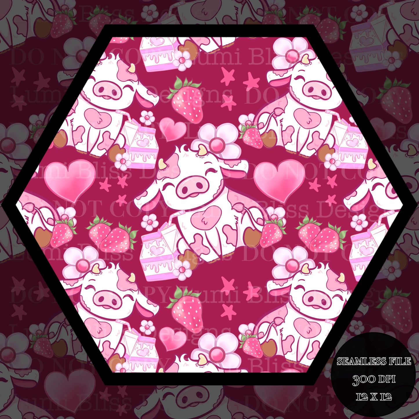 Strawberry Milk Seamless