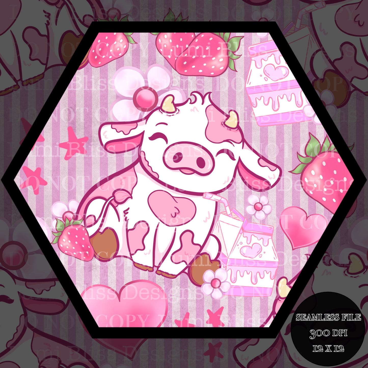 Strawberry Milk Seamless