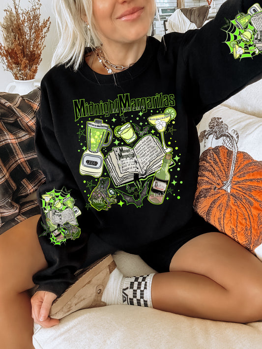 Midnight Margaritas green w/pocket-sleeve