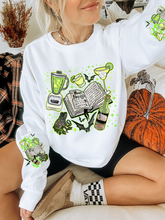 Midnight Margaritas green no words w/pocket-sleeve