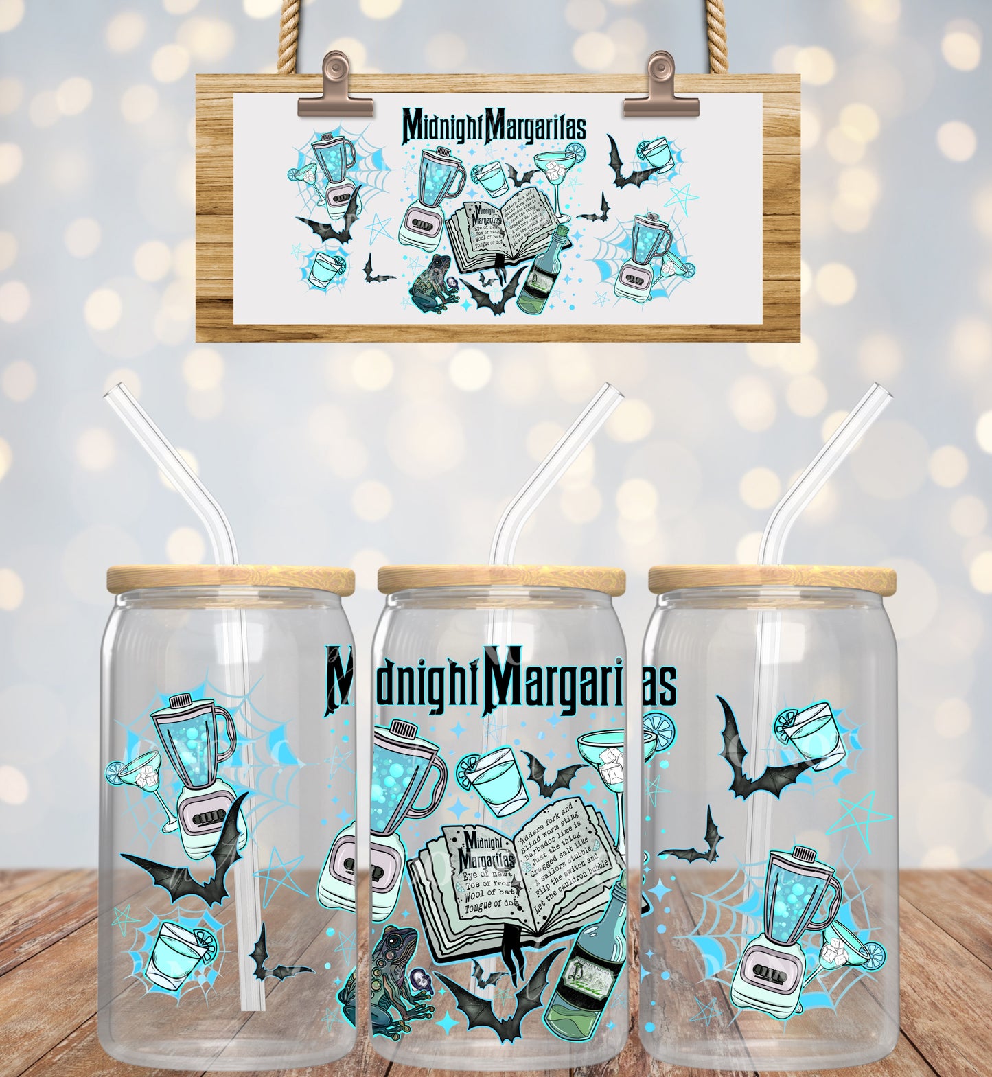 Midnight Margaritas blue 16oz