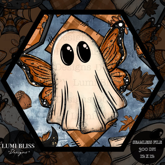 Ghost of the butterflies Seamless