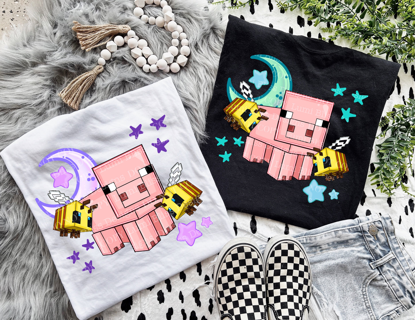 Moon & stars Pig