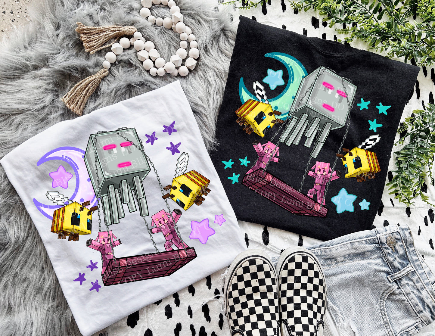 Moon & stars Ghast balloons