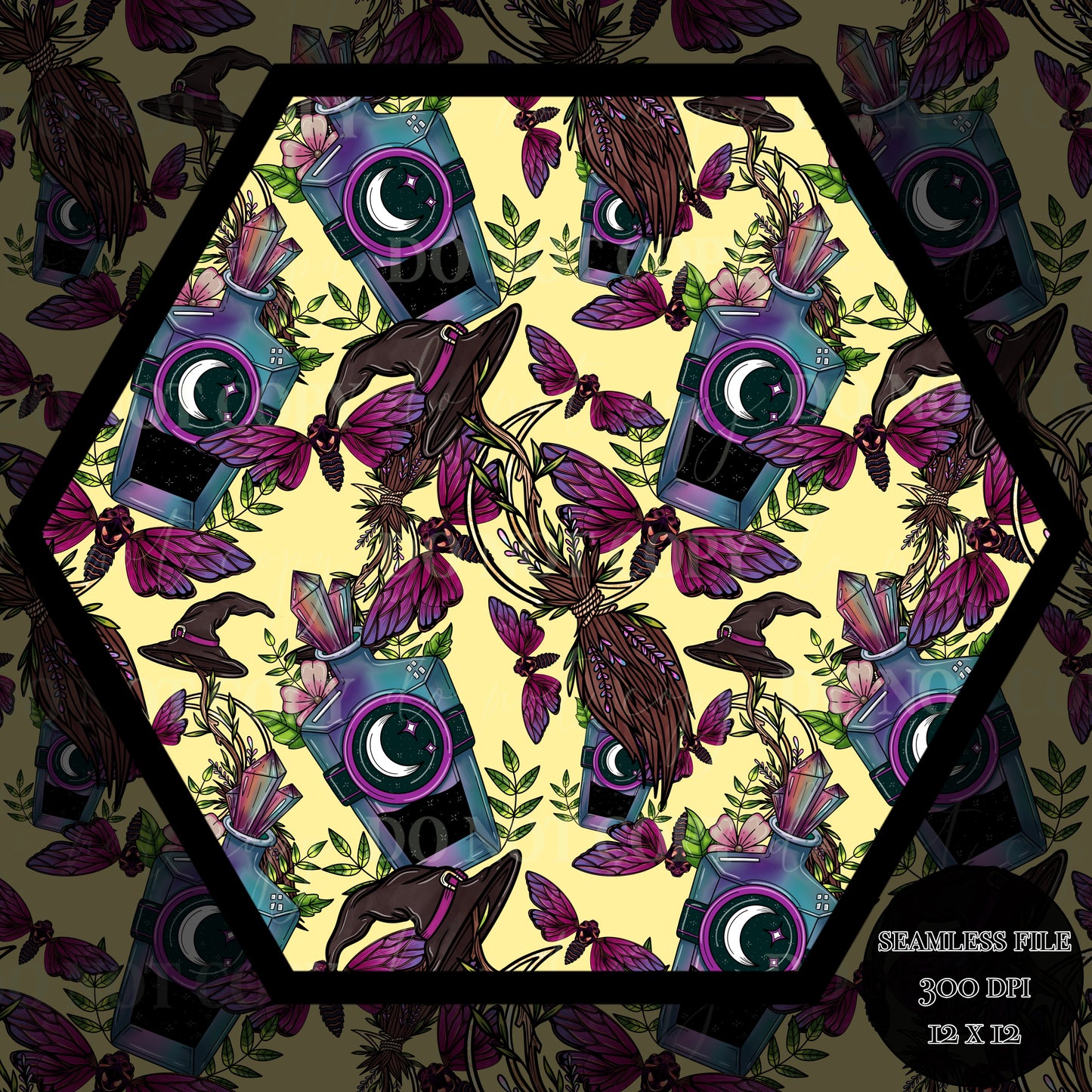 Gift of magic Seamless