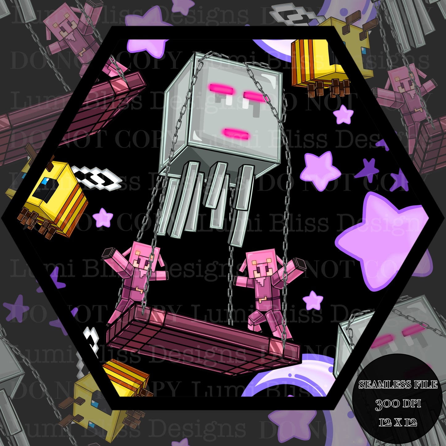 Moon & stars Ghast balloon