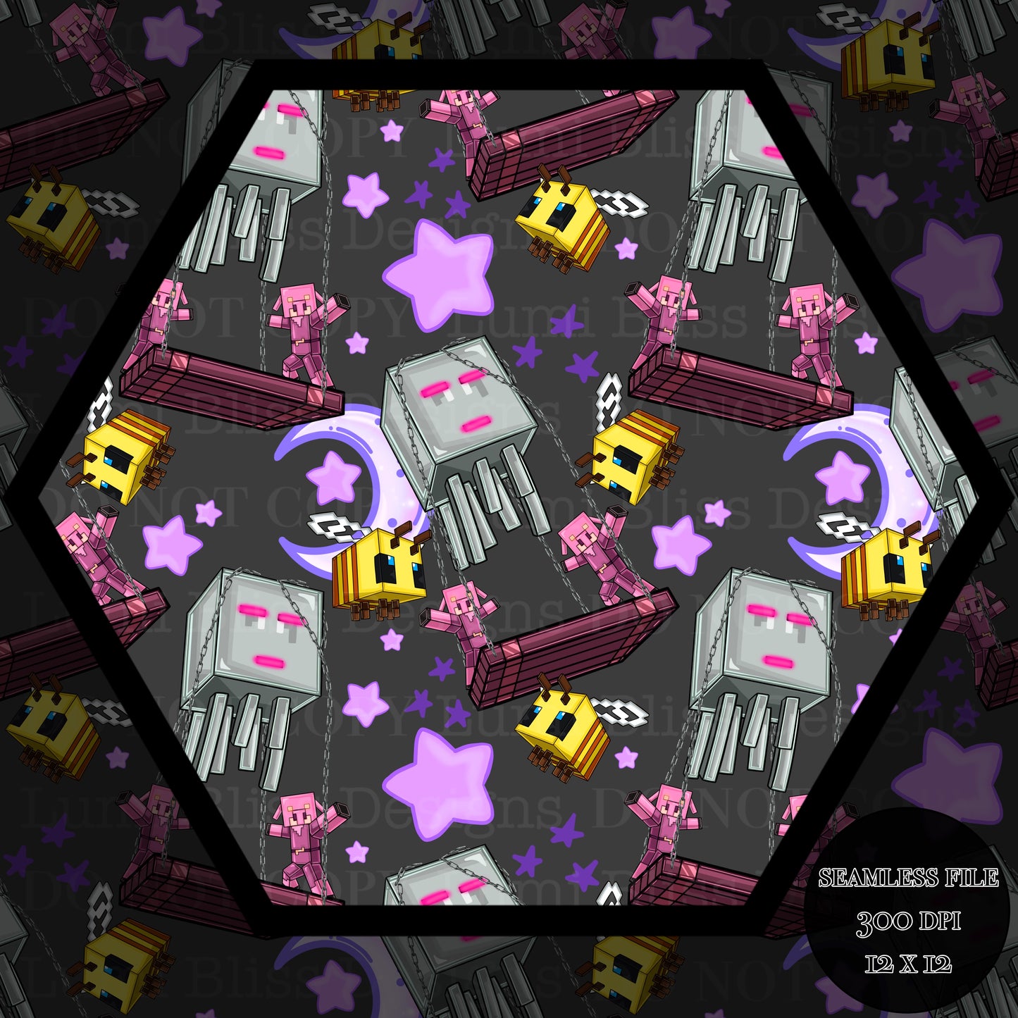 Moon & stars Ghast balloon
