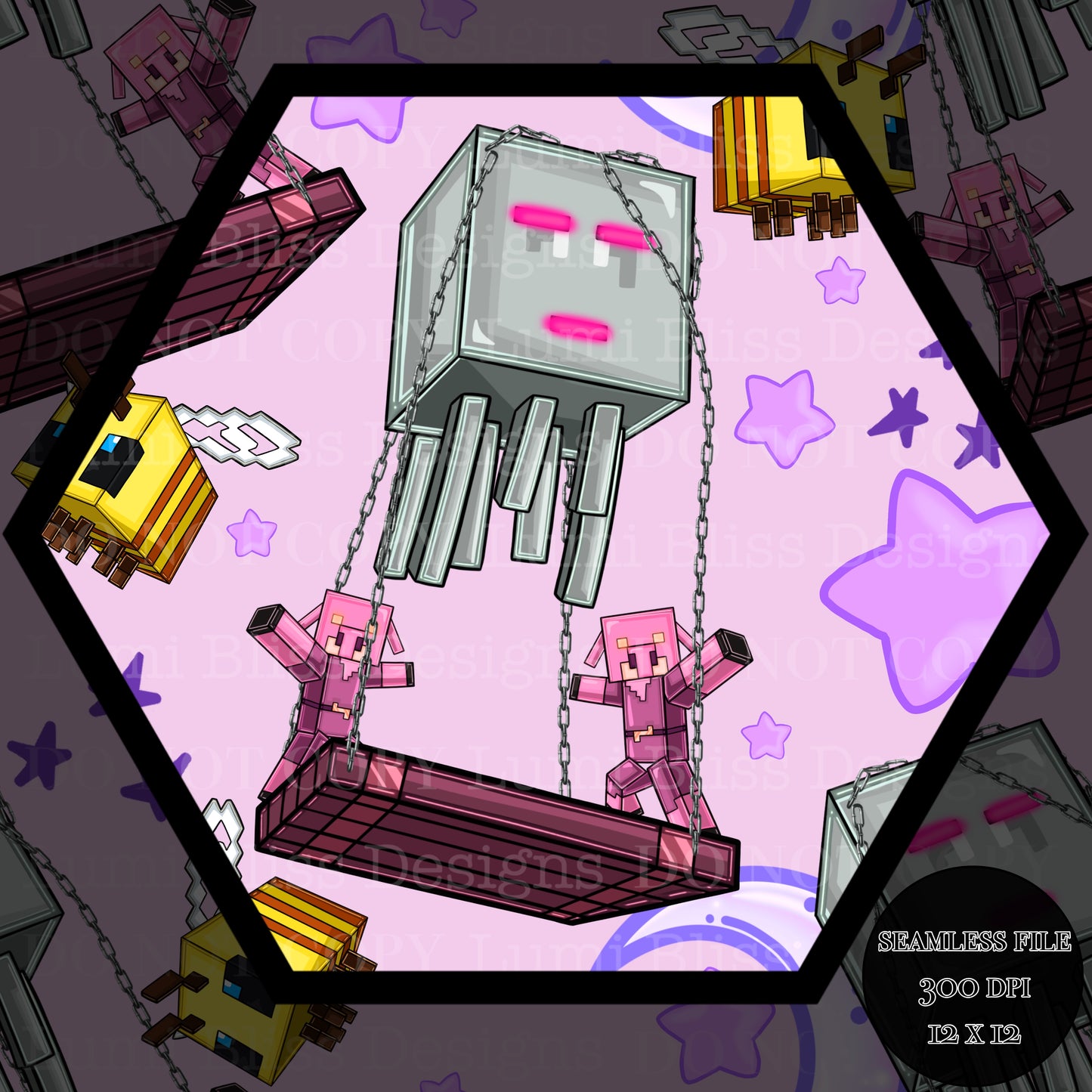 Moon & stars Ghast balloon