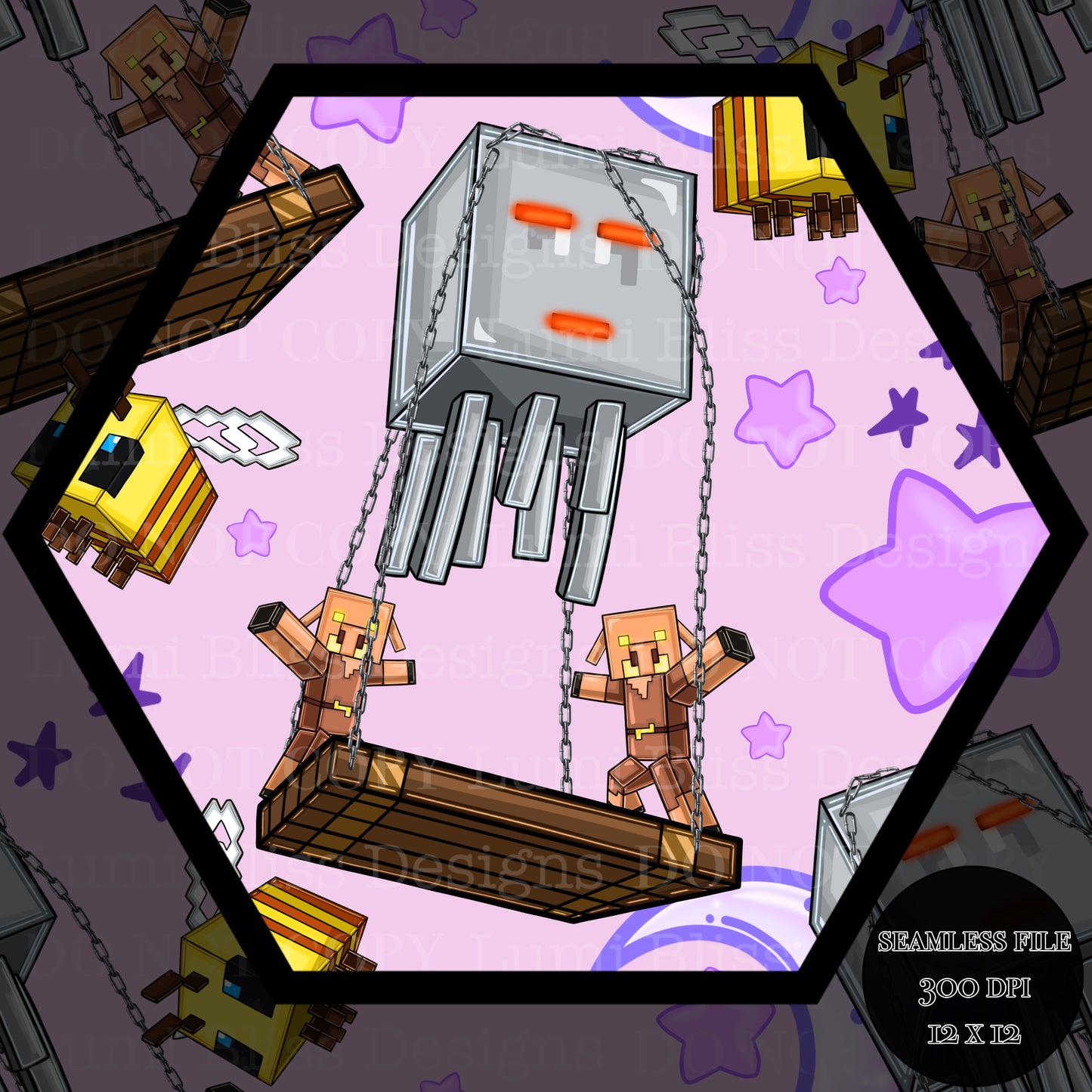 Moon & stars Ghast balloon
