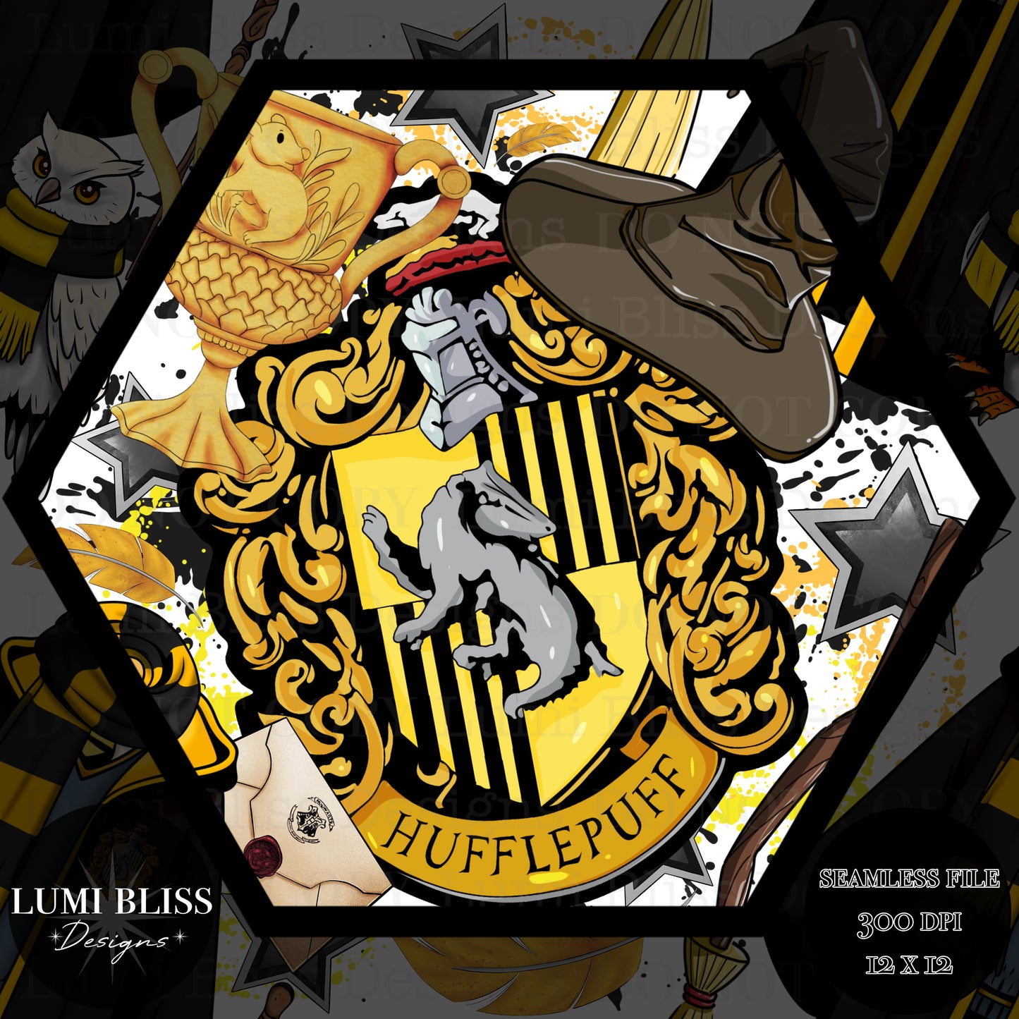 HP - Yellow Seamless