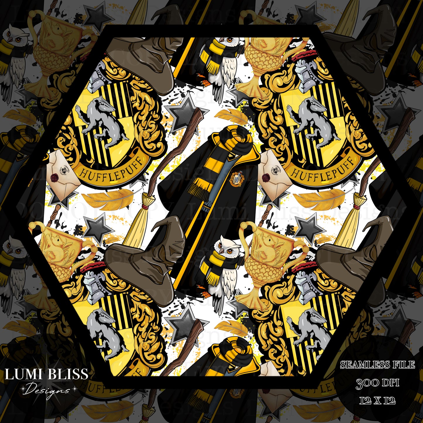 HP - Yellow Seamless