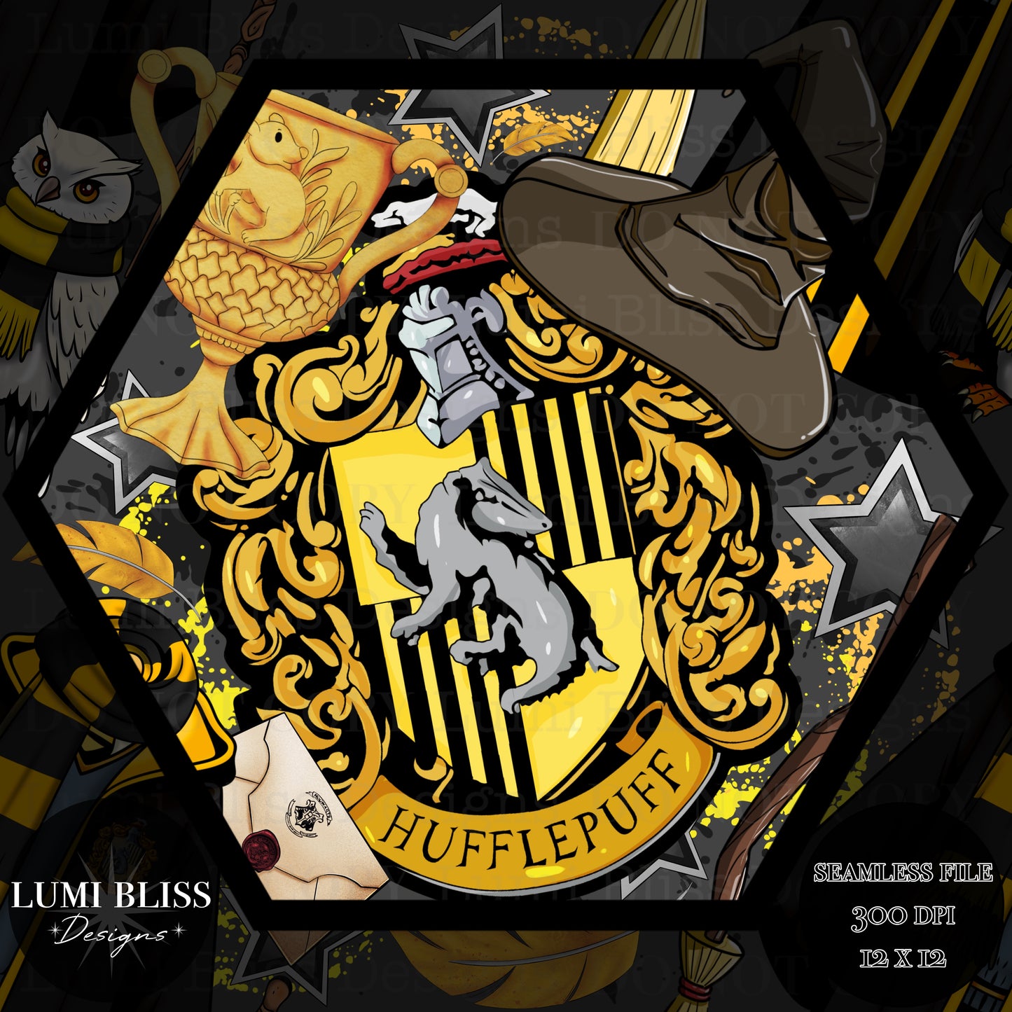 HP - Yellow Seamless