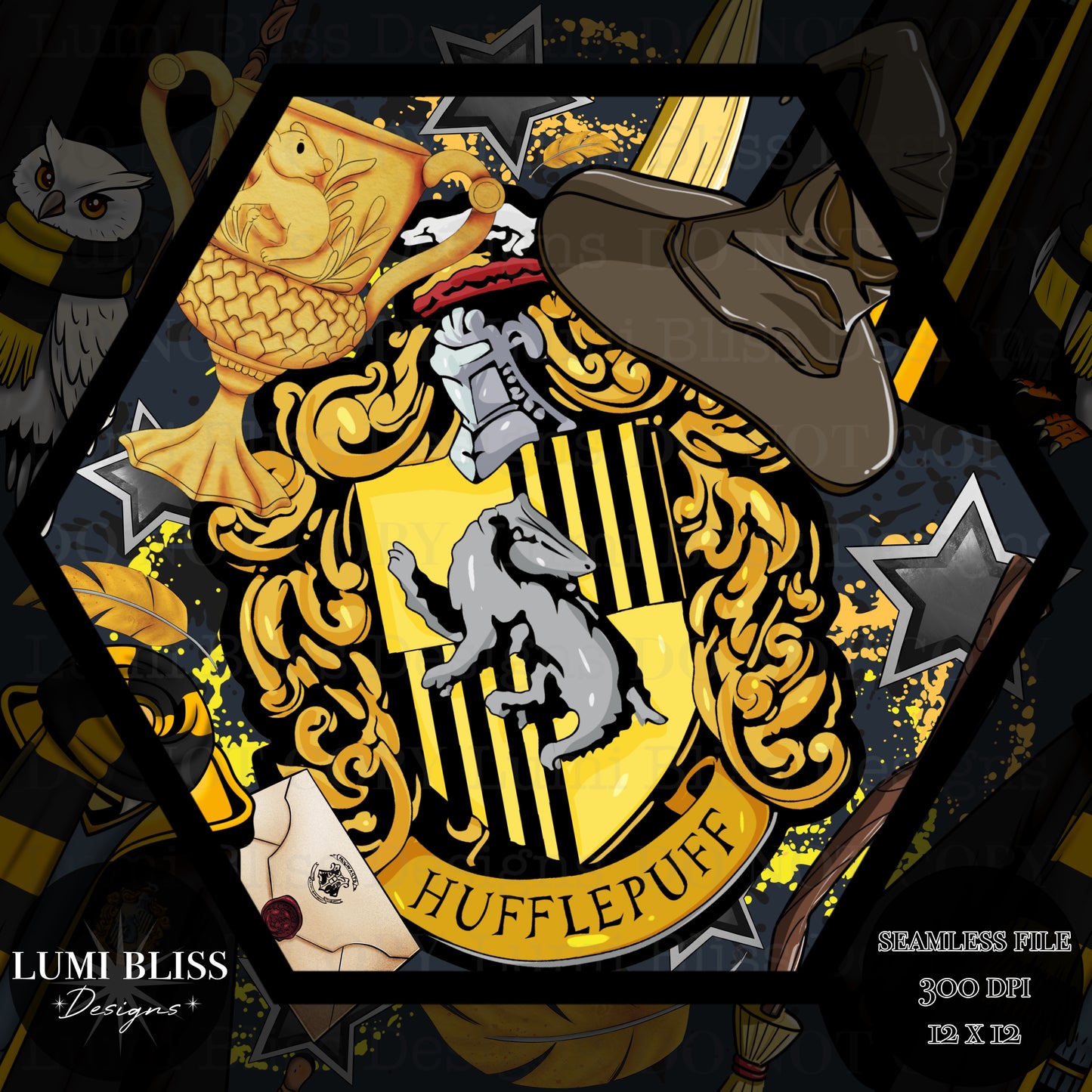 HP - Yellow Seamless