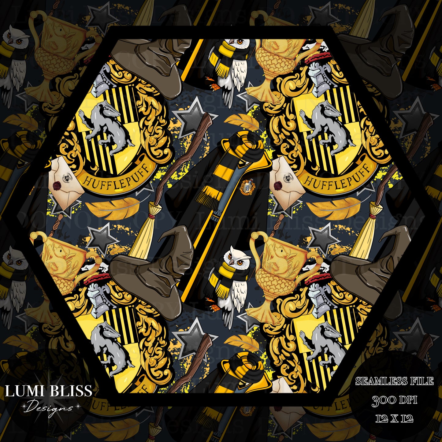 HP - Yellow Seamless