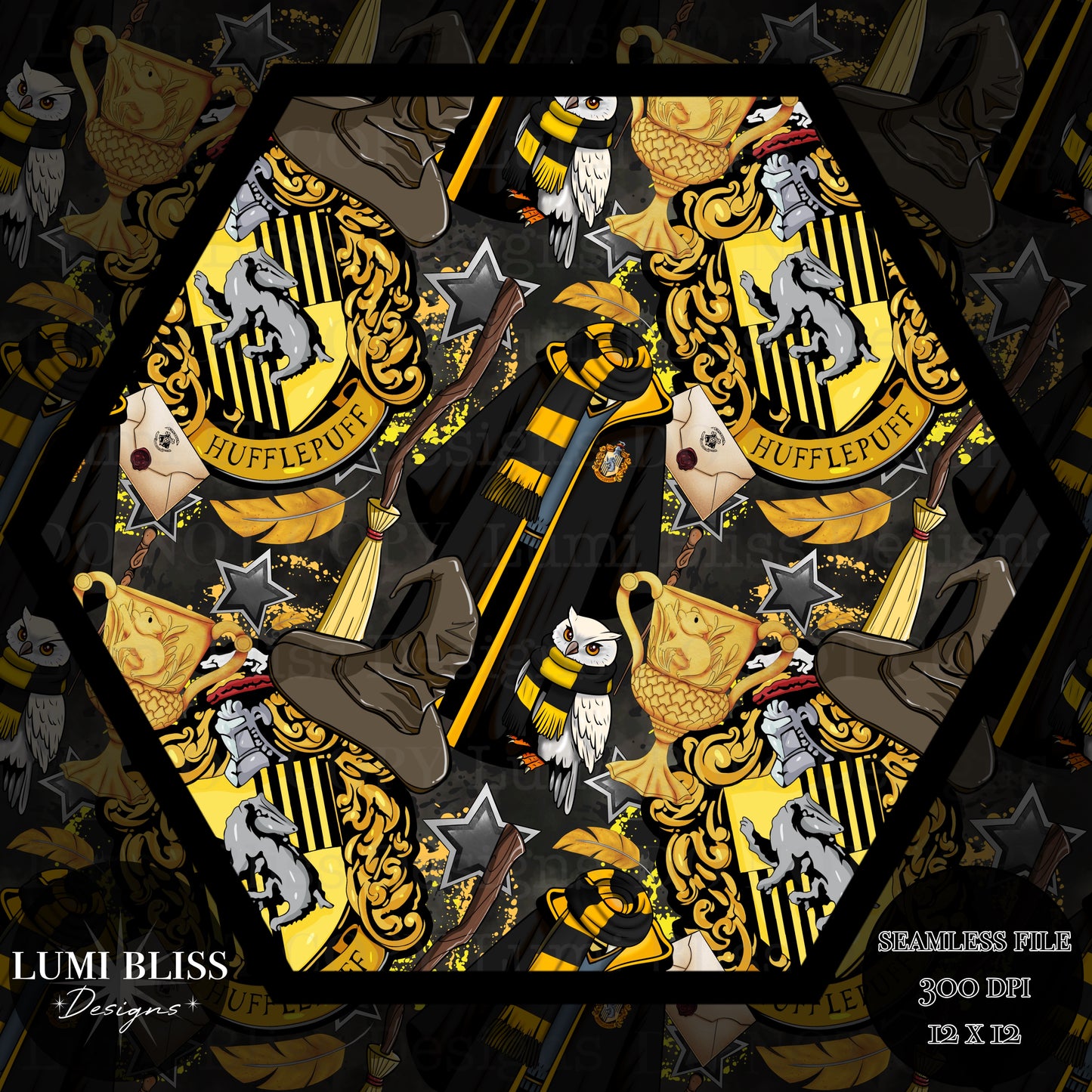 HP - Yellow Seamless
