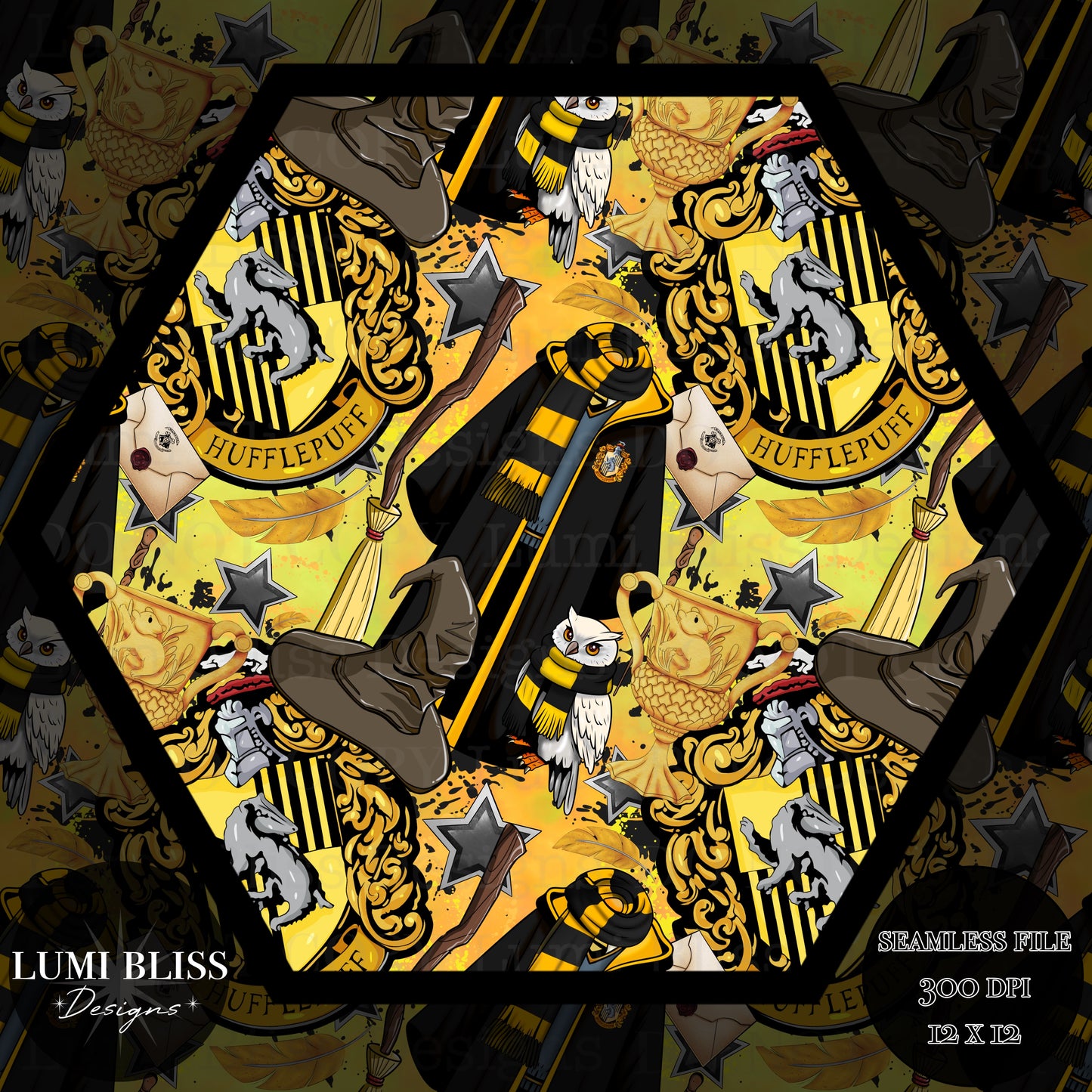 HP - Yellow Seamless