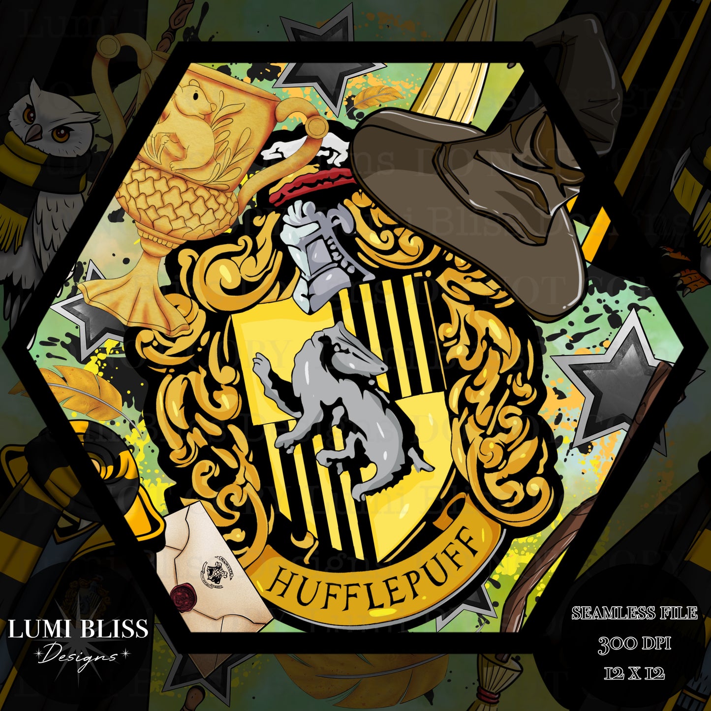 HP - Yellow Seamless