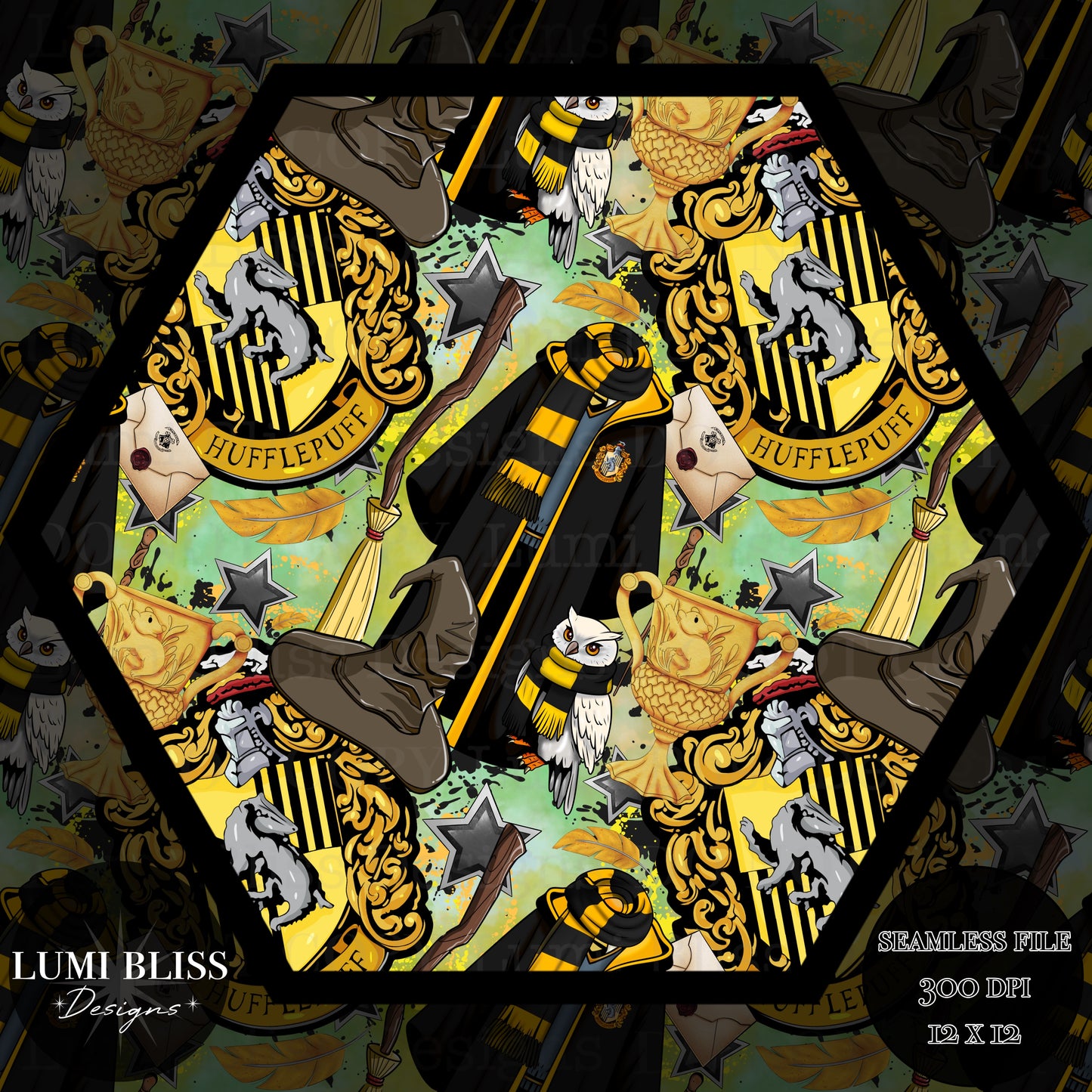HP - Yellow Seamless