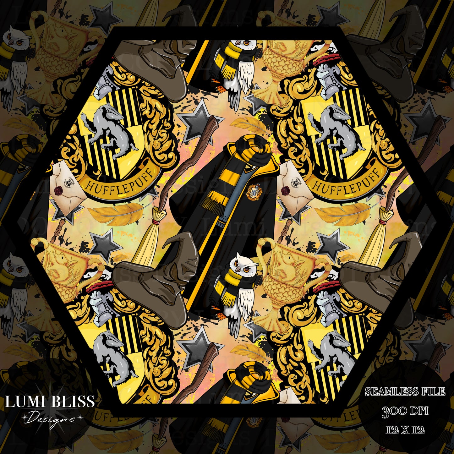 HP - Yellow Seamless