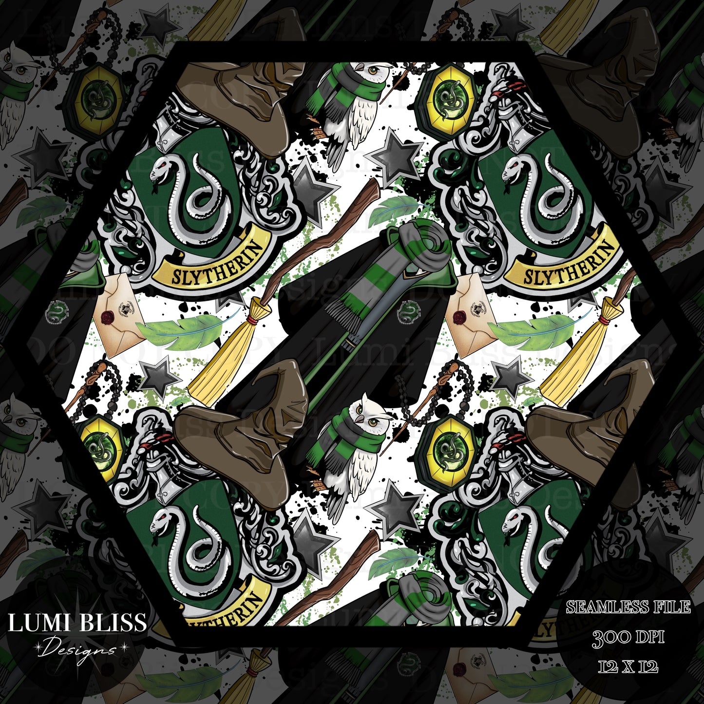 HP - Green Seamless
