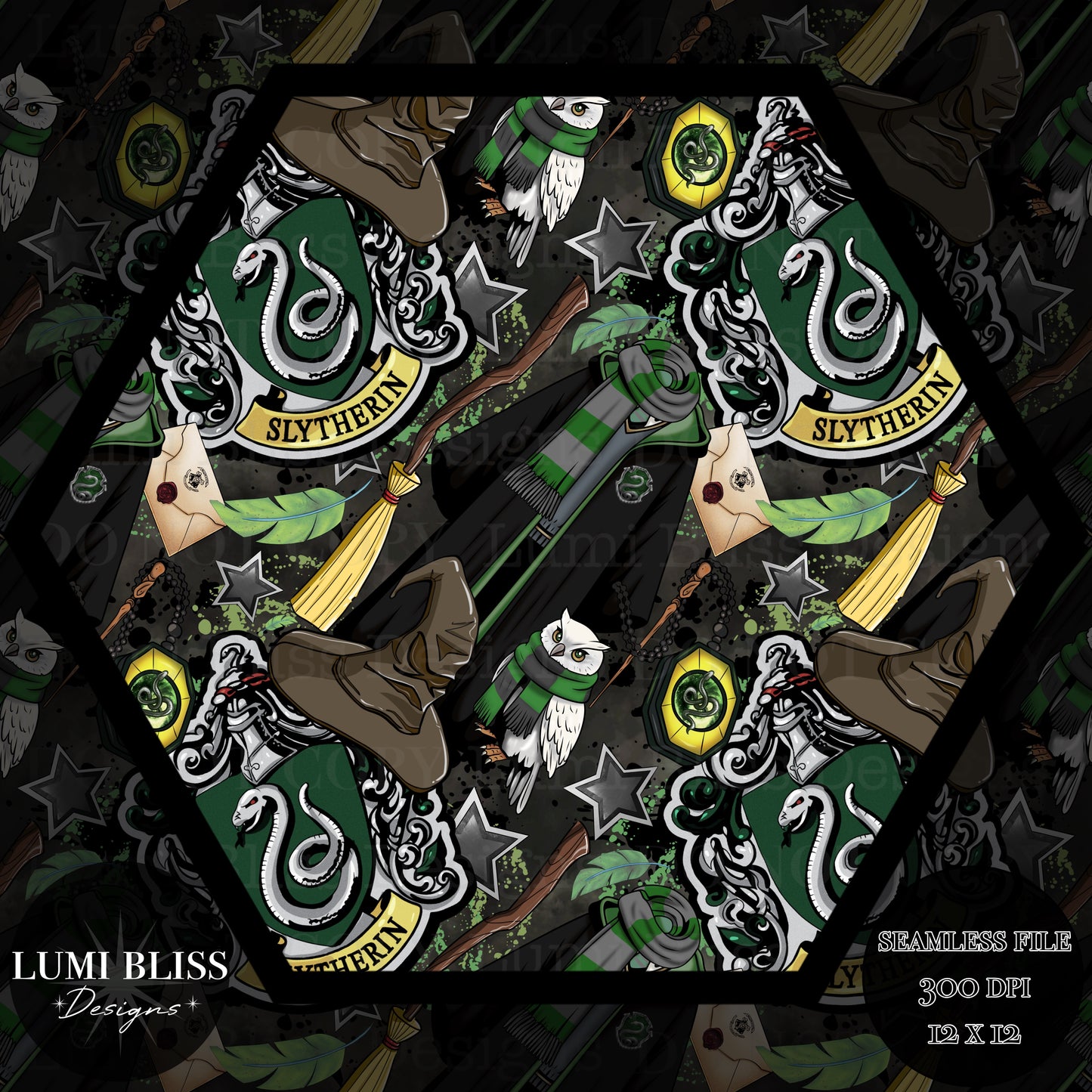 HP - Green Seamless