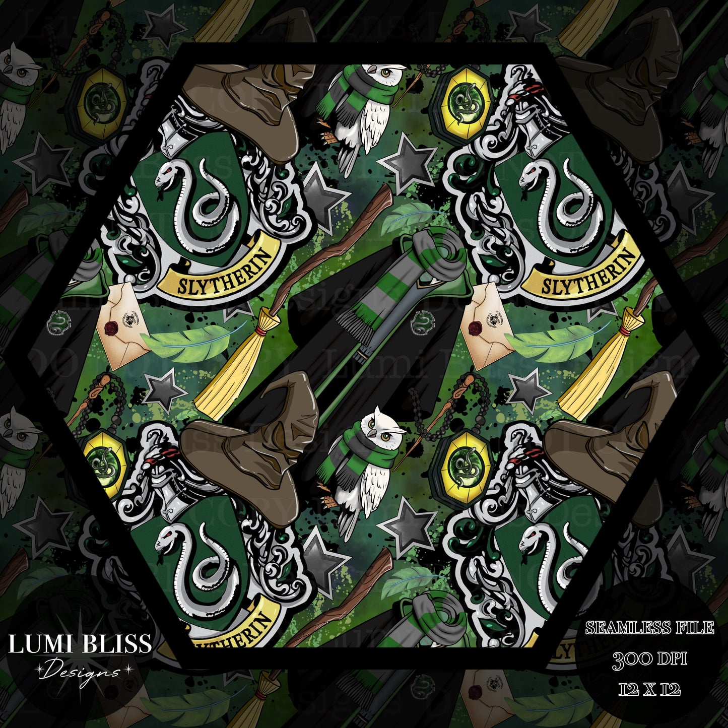 HP - Green Seamless